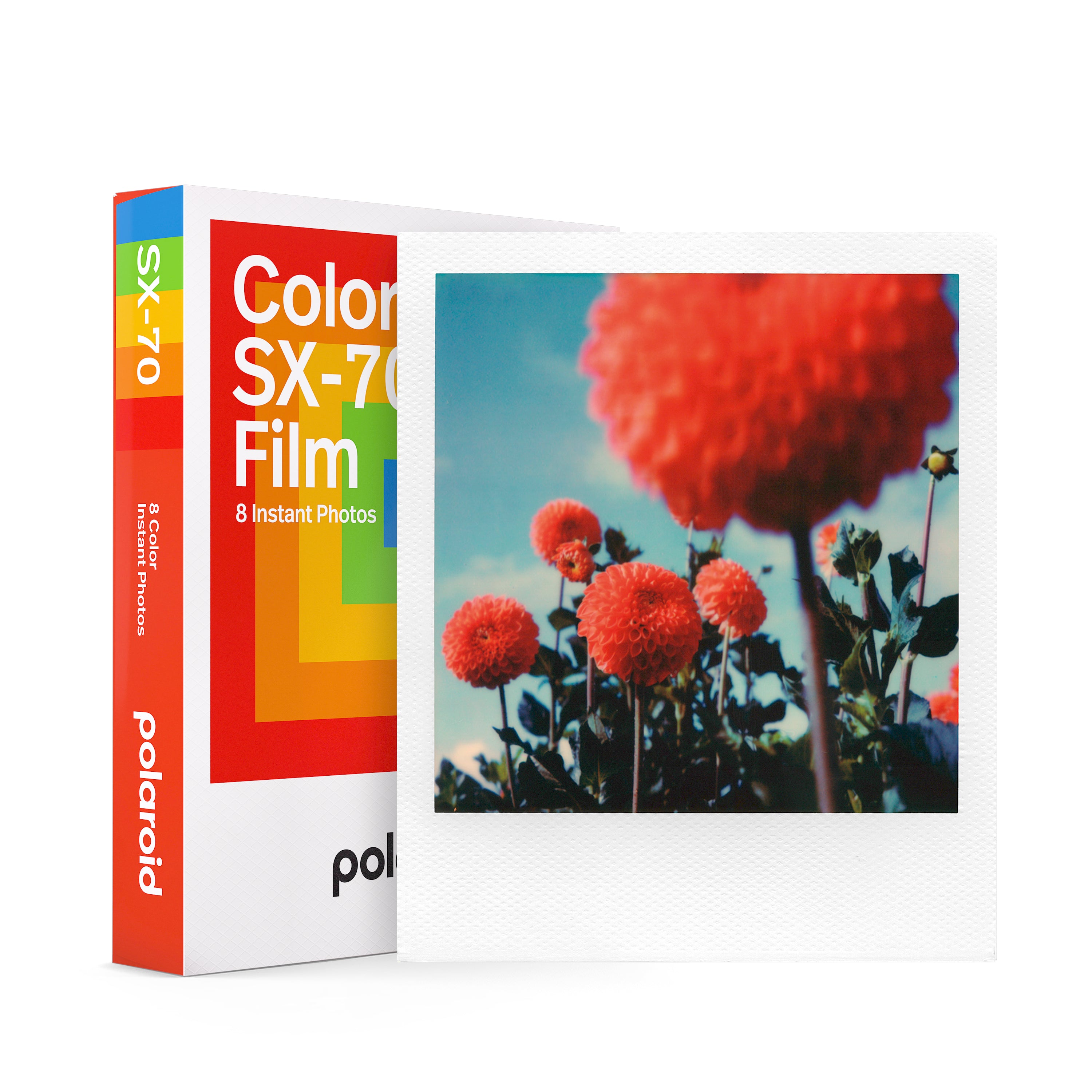 寶麗來 Polaroid Color Film for SX-70 白色相框彩色相紙 即影即有相機彩色相紙 #6004