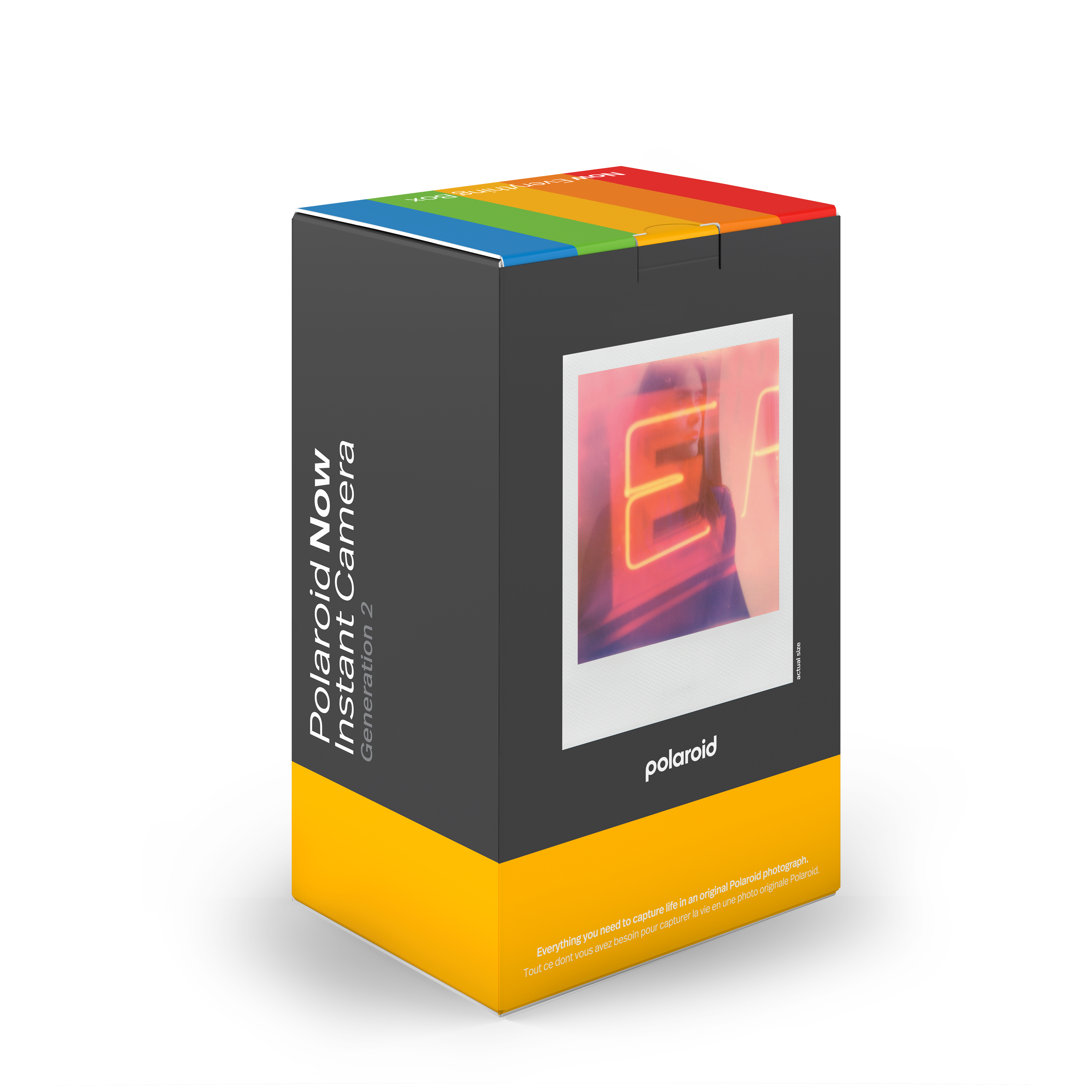 Polaroid Now Gen 2 Everything Box Instant Photo Camera Set Now Gen 2 Wht Black I-Type Color 16Film #006247