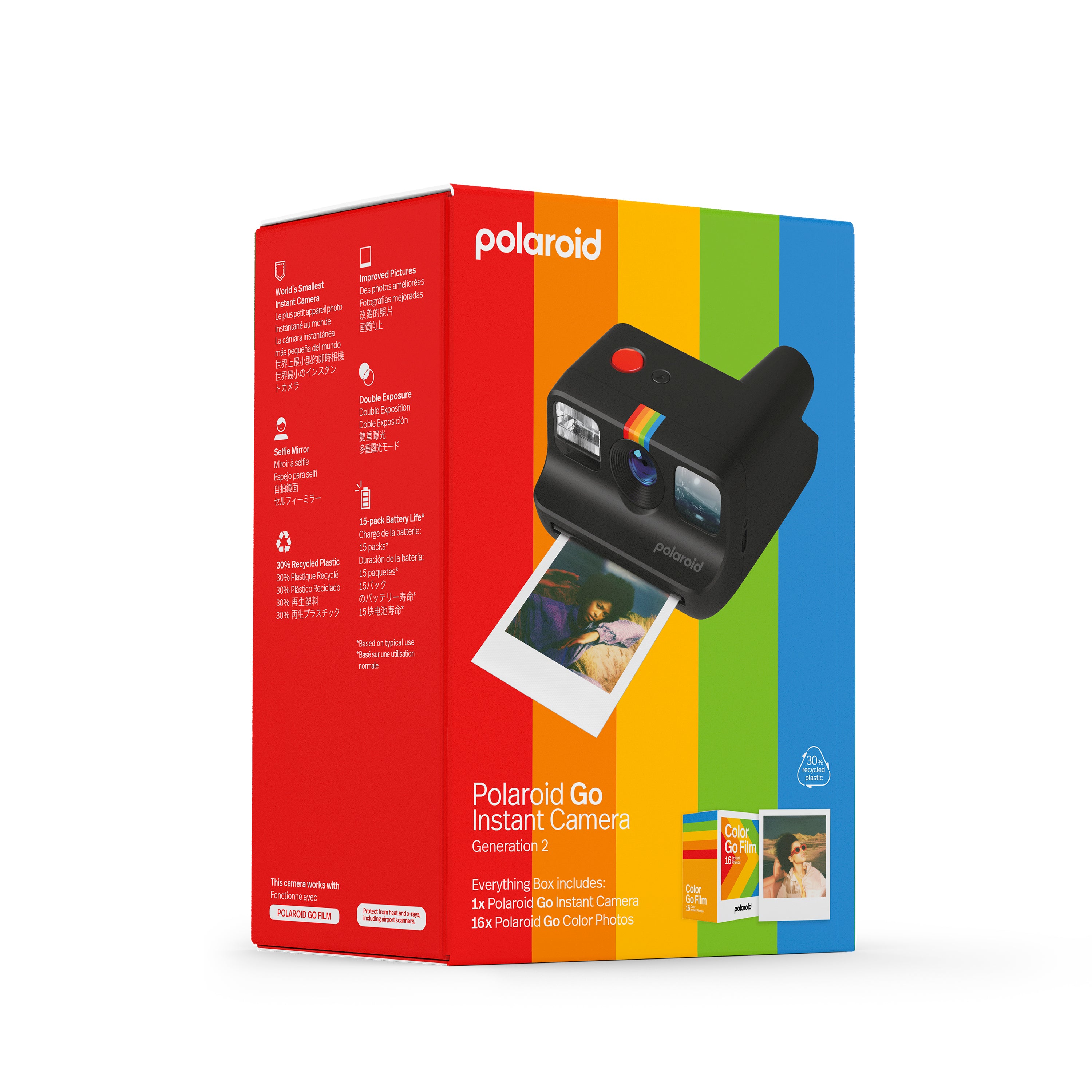 寶麗來相機相紙套裝 Polaroid Go Gen 2 二代即影即有相機相紙套裝 - 黑 #006280
