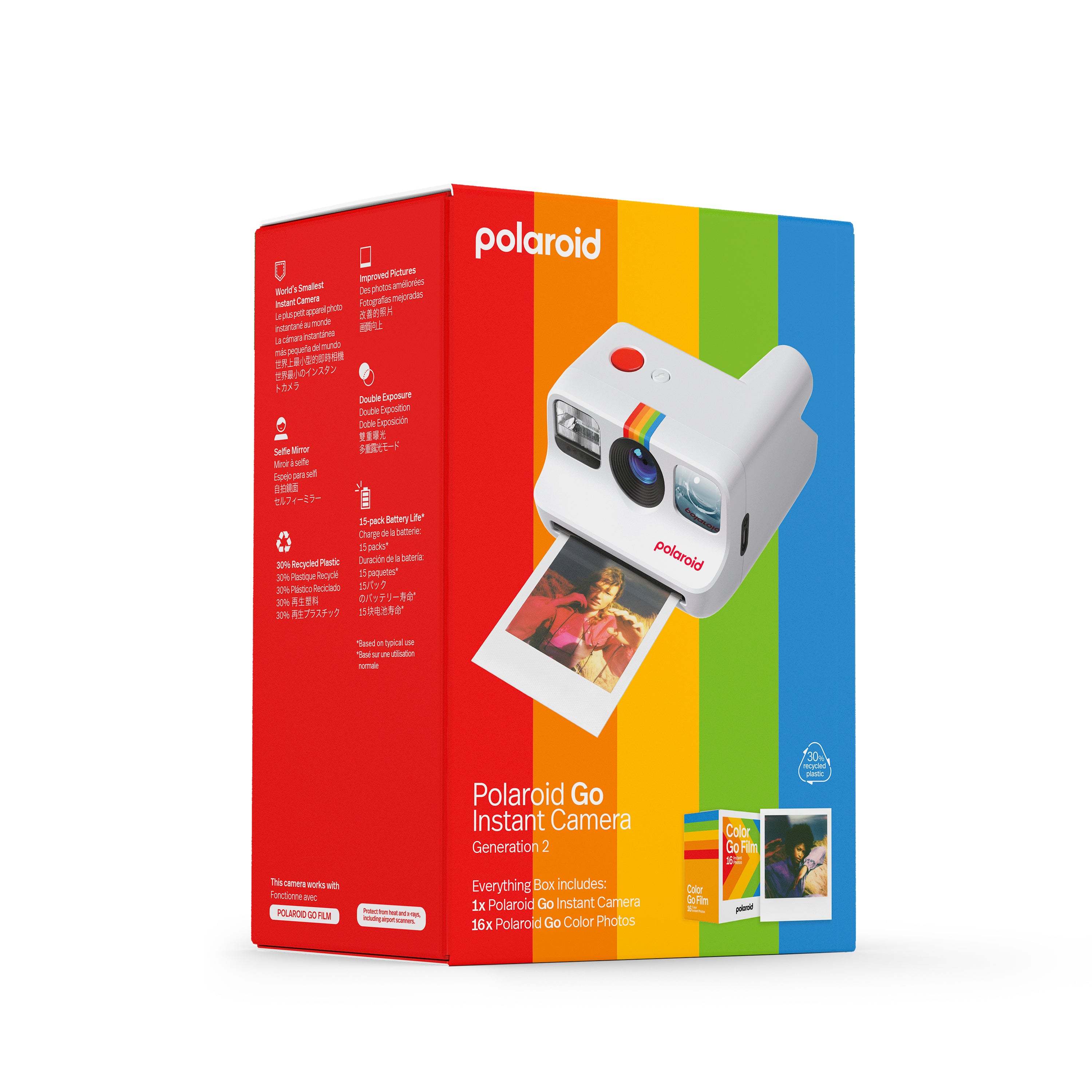 寶麗來相機相紙套裝 Polaroid Go Gen 2 二代即影即有相機相紙套裝 - 白 #006282