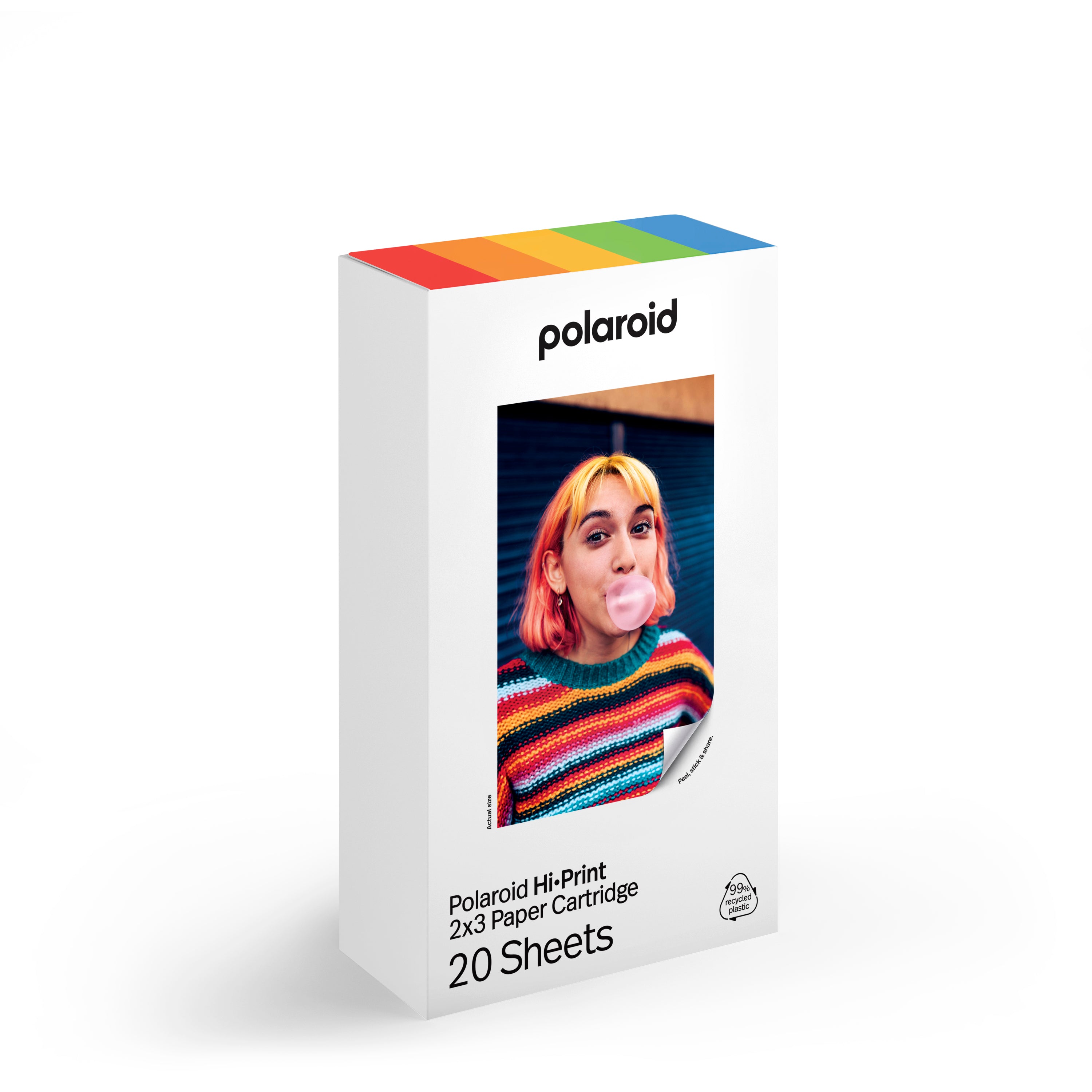 Polaroid Photo Printer Hi·Print 2×3 Paper Cartridge - 20 Sheets Instant Camera Photo Hi·Print #6355