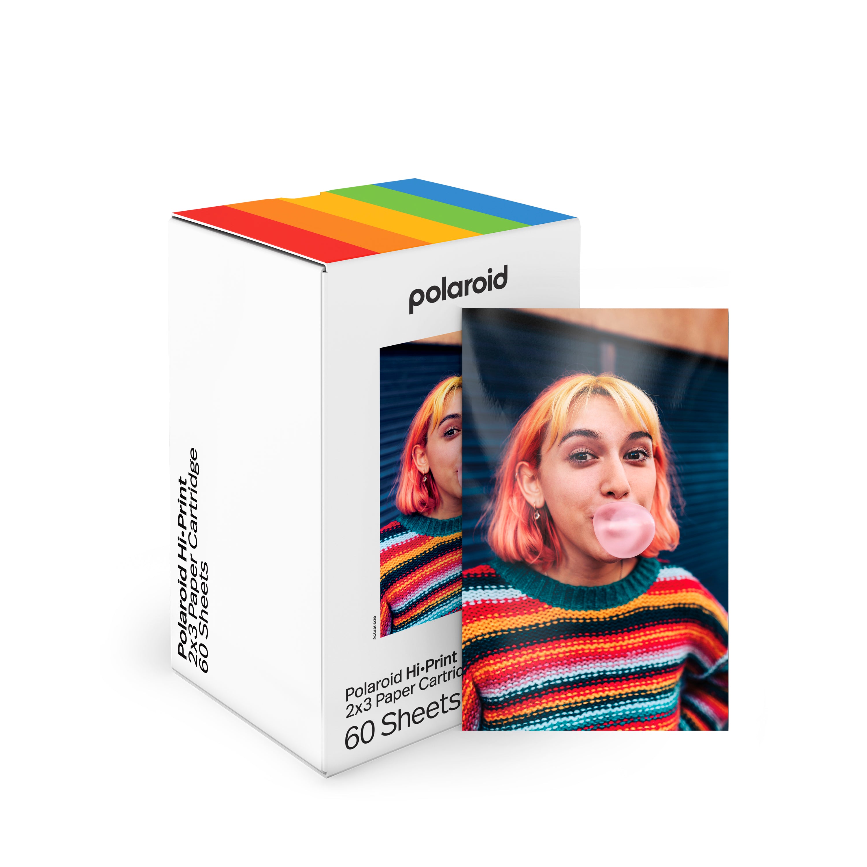 寶麗來 Polaroid Hi·Print 2×3 Paper Cartridge 打印機印相紙盒 - 60 張 藍牙袖珍寶麗來照片印表機印相紙盒 #6356(三聯裝)