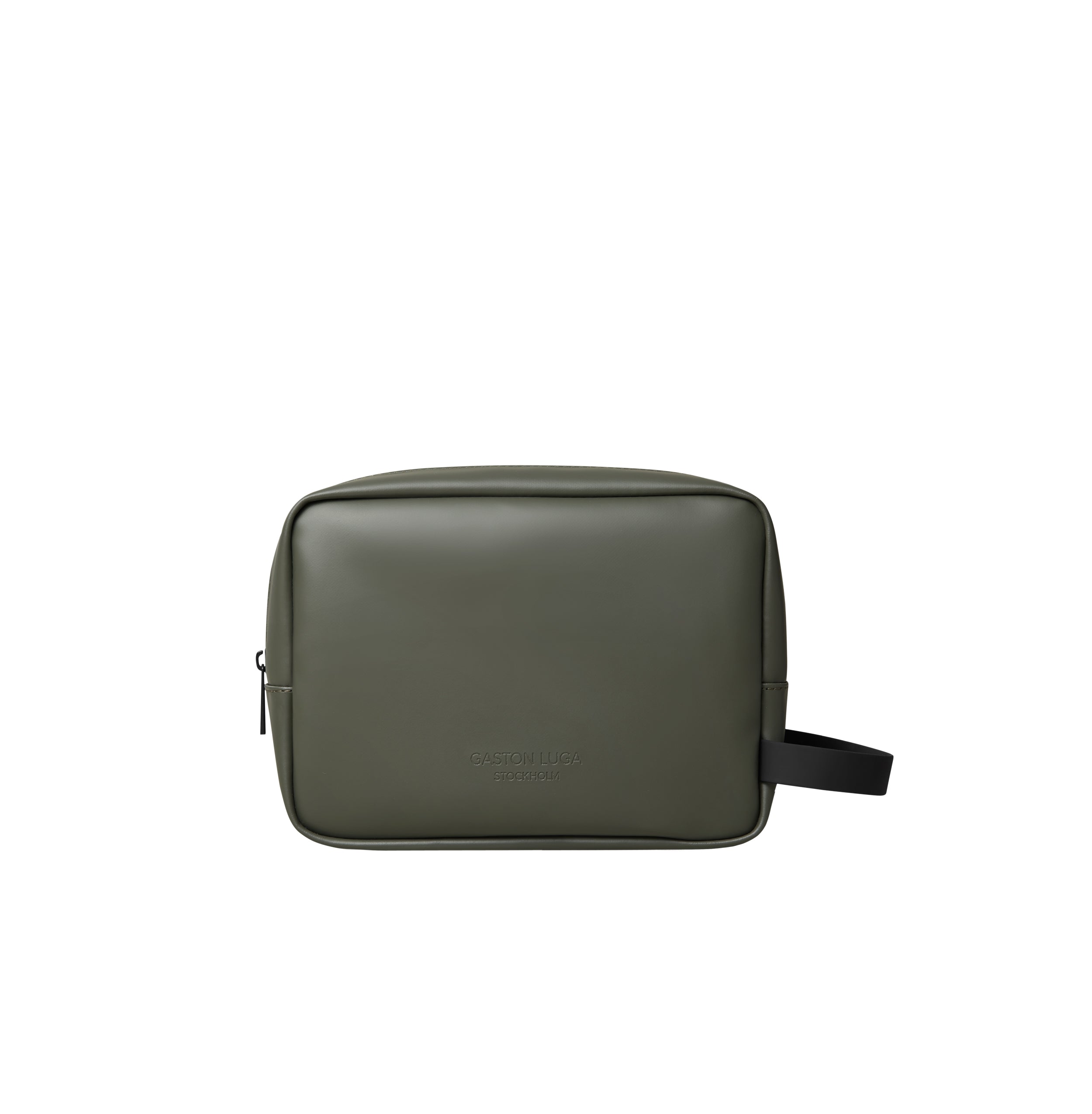 Gaston Luga Splash Toiletry Bag Olive #7102