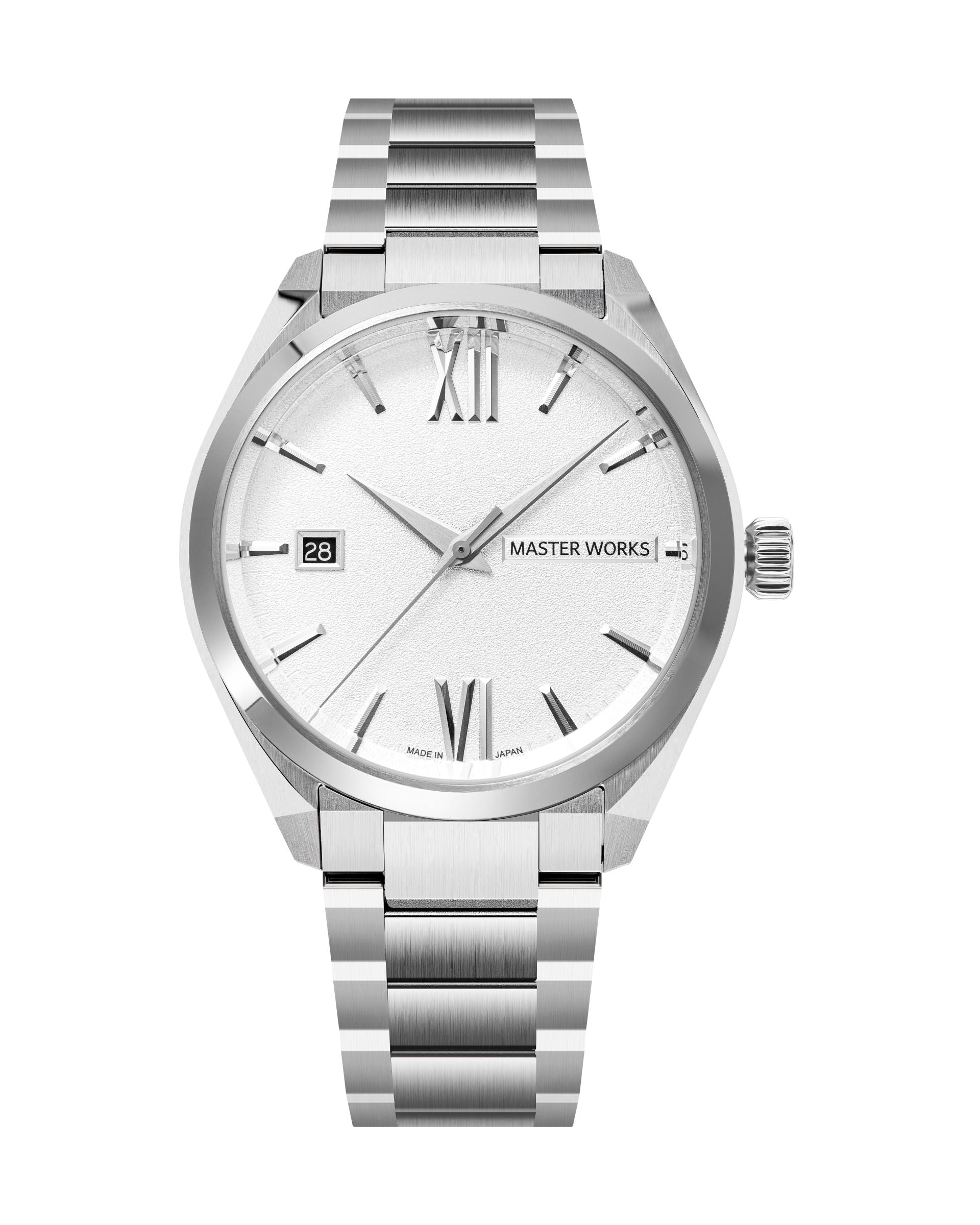 MW31 Automatic Watch - Bracelet Silver White Dial #MW31SSWH