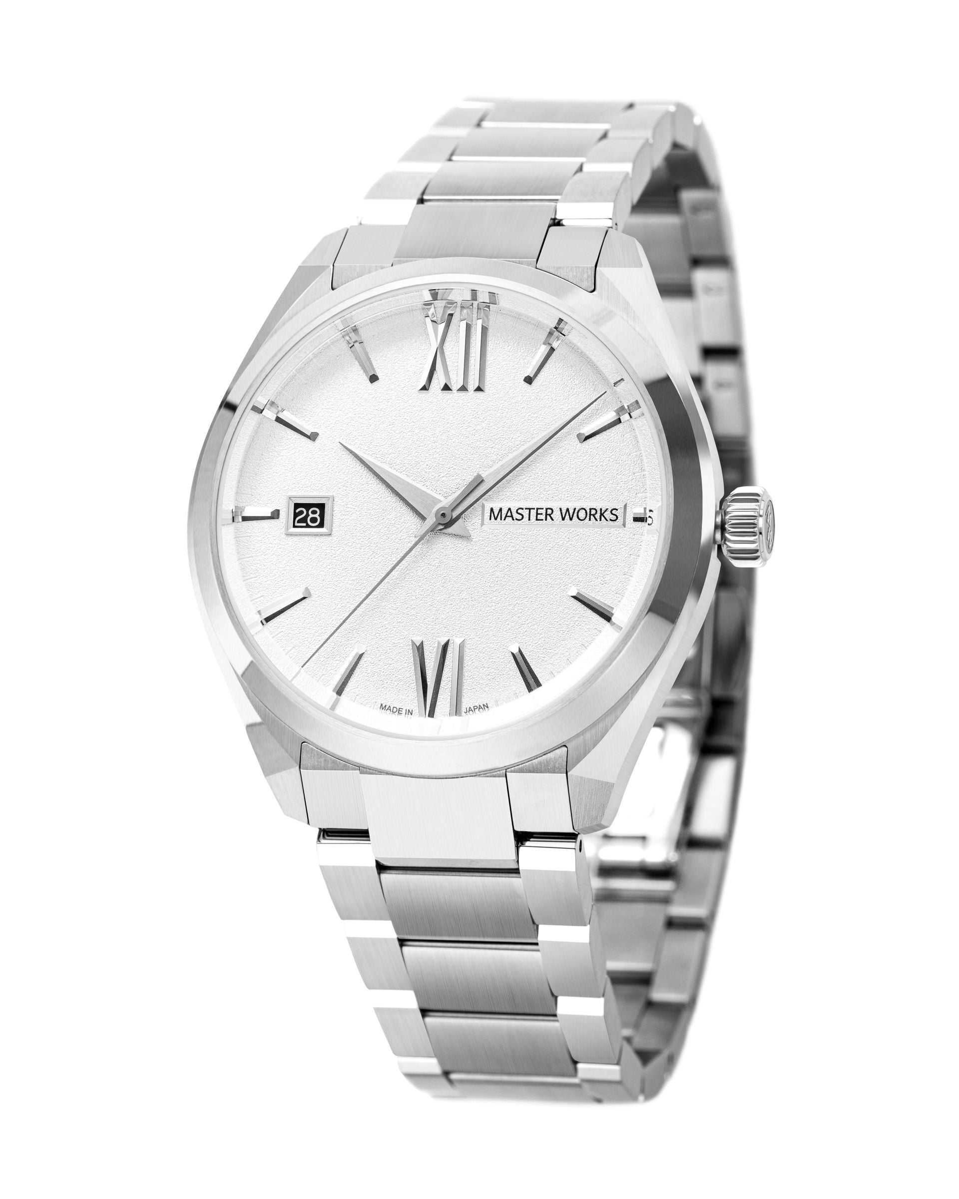 MW31 Automatic Watch - Bracelet Silver White Dial #MW31SSWH