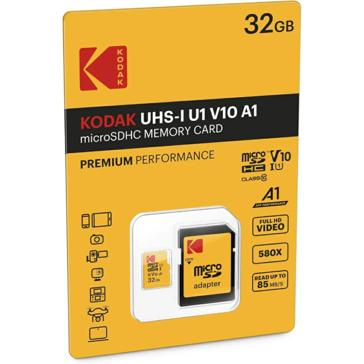 KODAK V10 A1 MicroSD 32GB