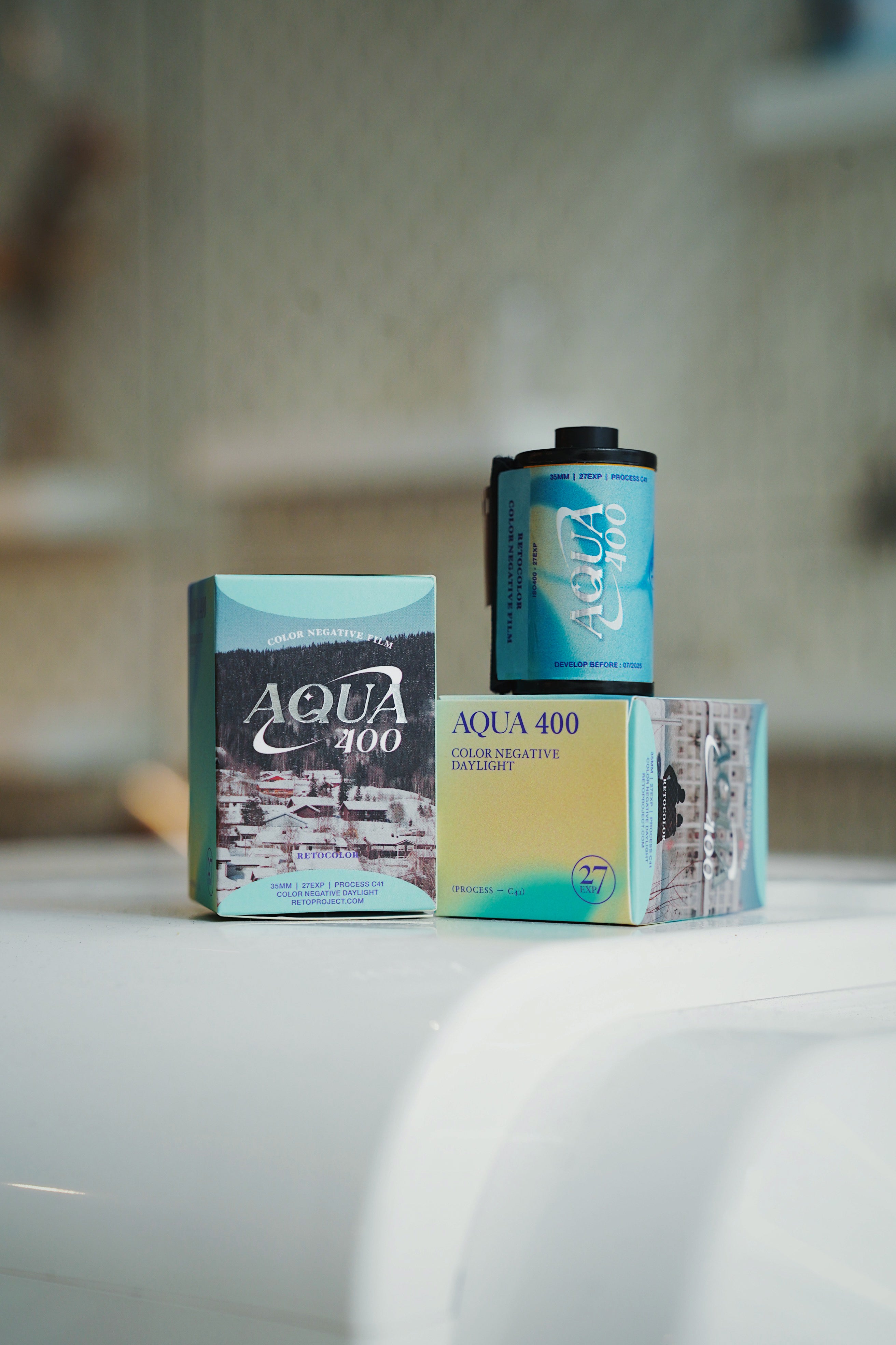 Retocolor Aqua 400 35MM COLOR NEGATIVE FILM 27EXP