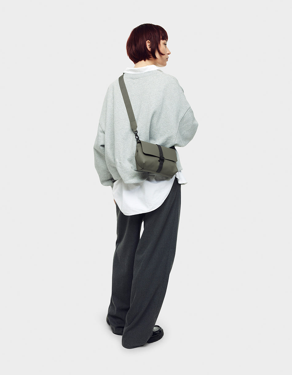 Gaston Luga Spläsh Crossbody Bag - Olive #CB102