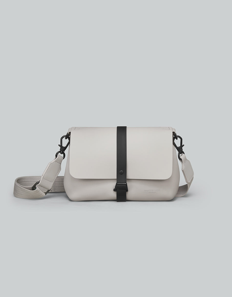 Gaston Luga Splash Crossbody Bag - Taupe #CB104