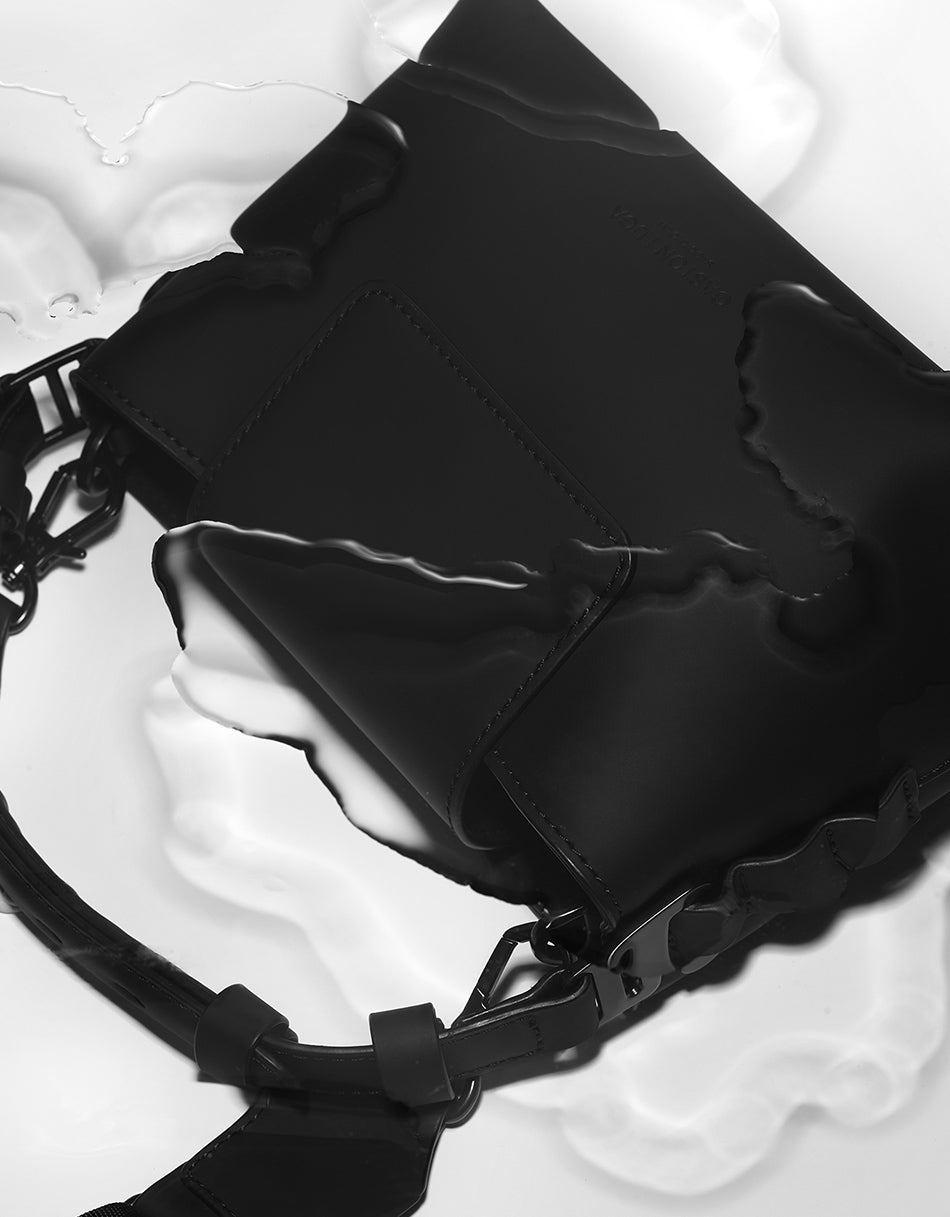 Gaston Luga Splashini Crossbody Bag - Black #CB200