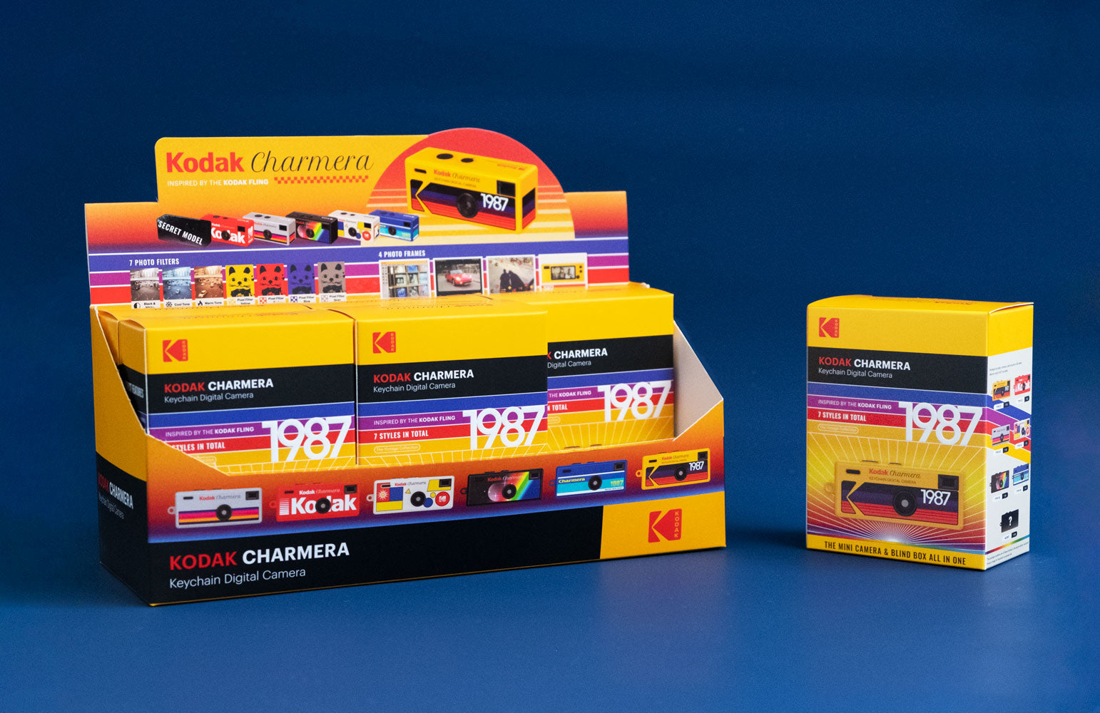 Kodak CHARMERA Keychain Digital Camera Blind Box (Single Box Random, SD Card Not Included)