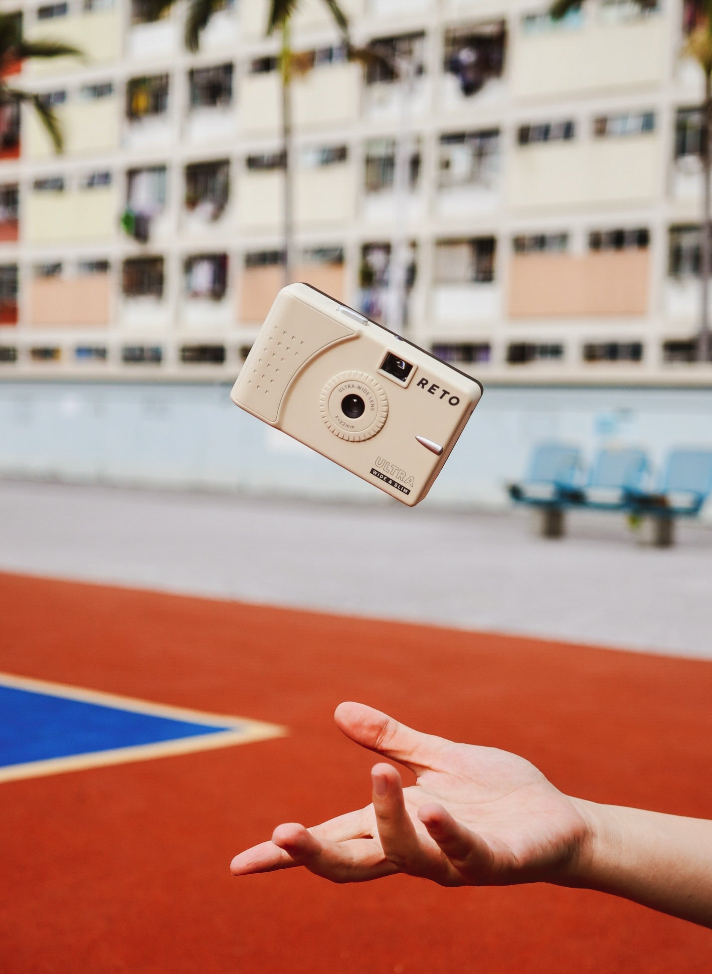 RETO Ultra Wide Slim Film Camera Cream