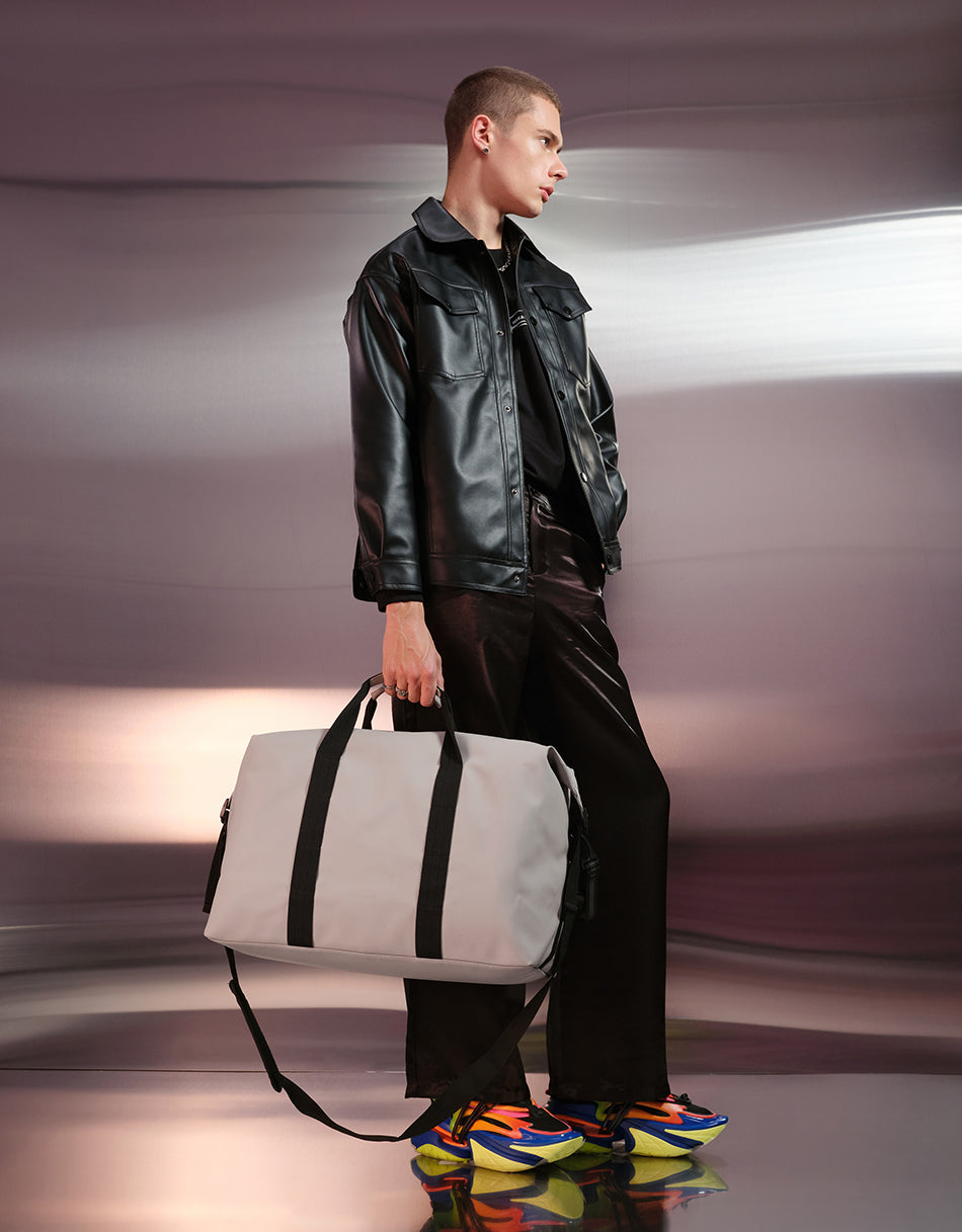 Gaston Luga Dash Weekender 旅行行李袋 - 灰褐色 #DSWKDTP