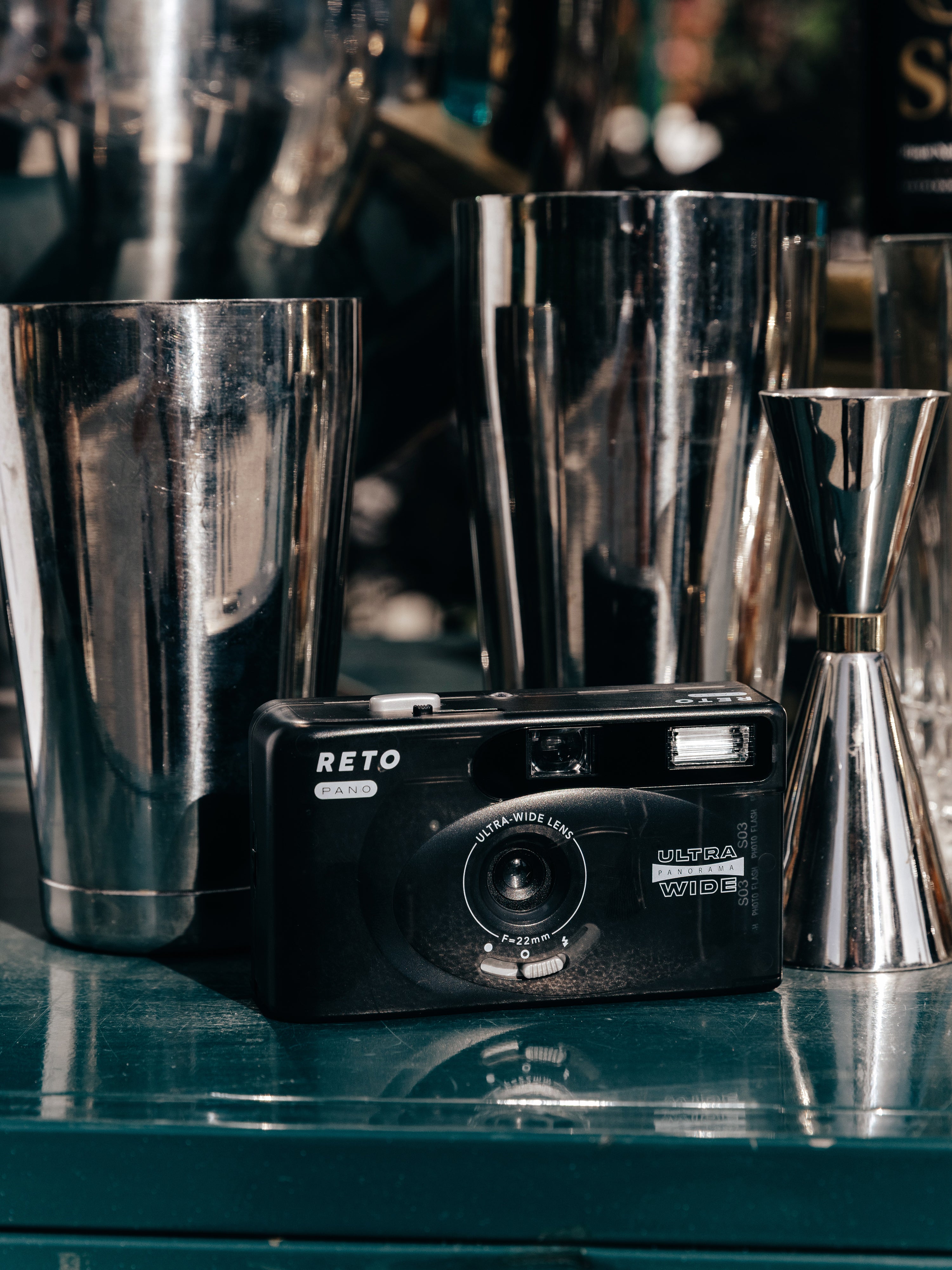 RETO PANO 35mm Film Camera Sheer Black