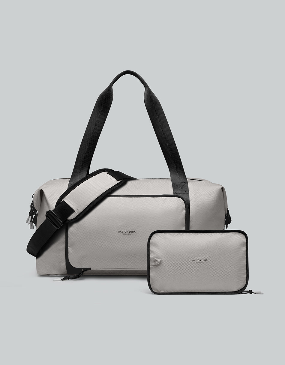 Gaston Luga Lightweight Packable Duffel Bag - Taupe #LWPDFFTP