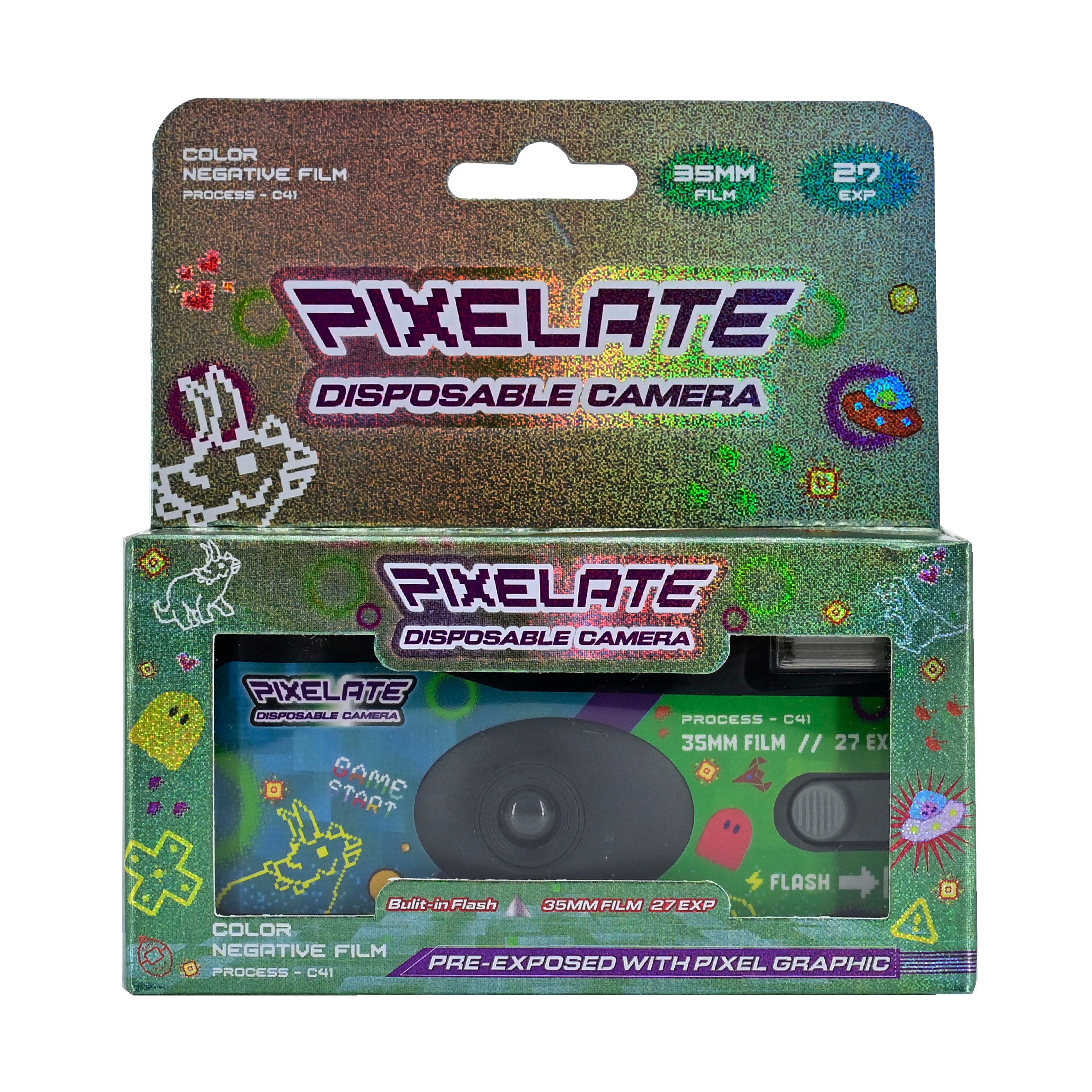Retocolor Pixelate 400 35MM Disposable Film Camera 27EXP *NEW