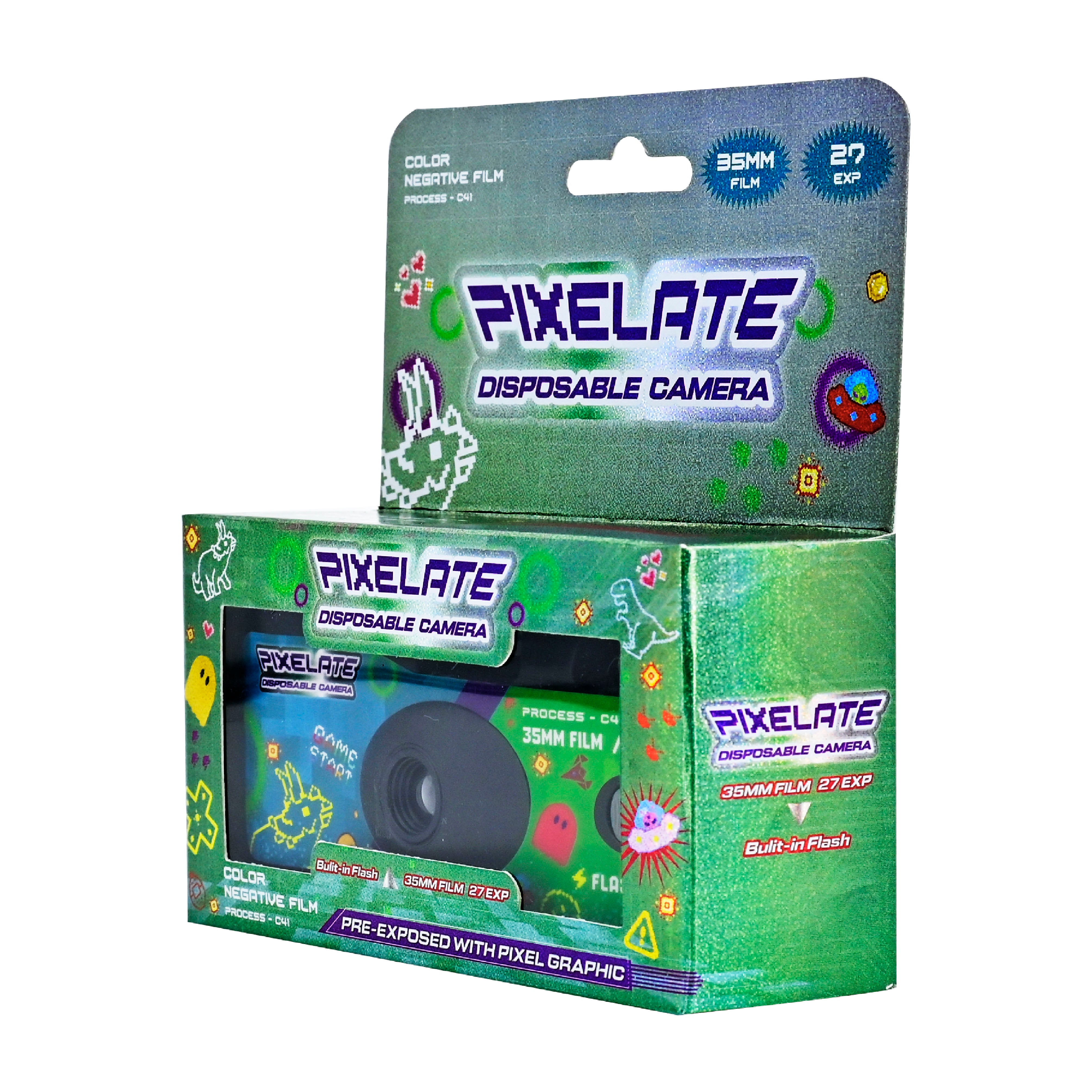 Retocolor Pixelate 400 35MM Disposable Film Camera 27EXP *NEW
