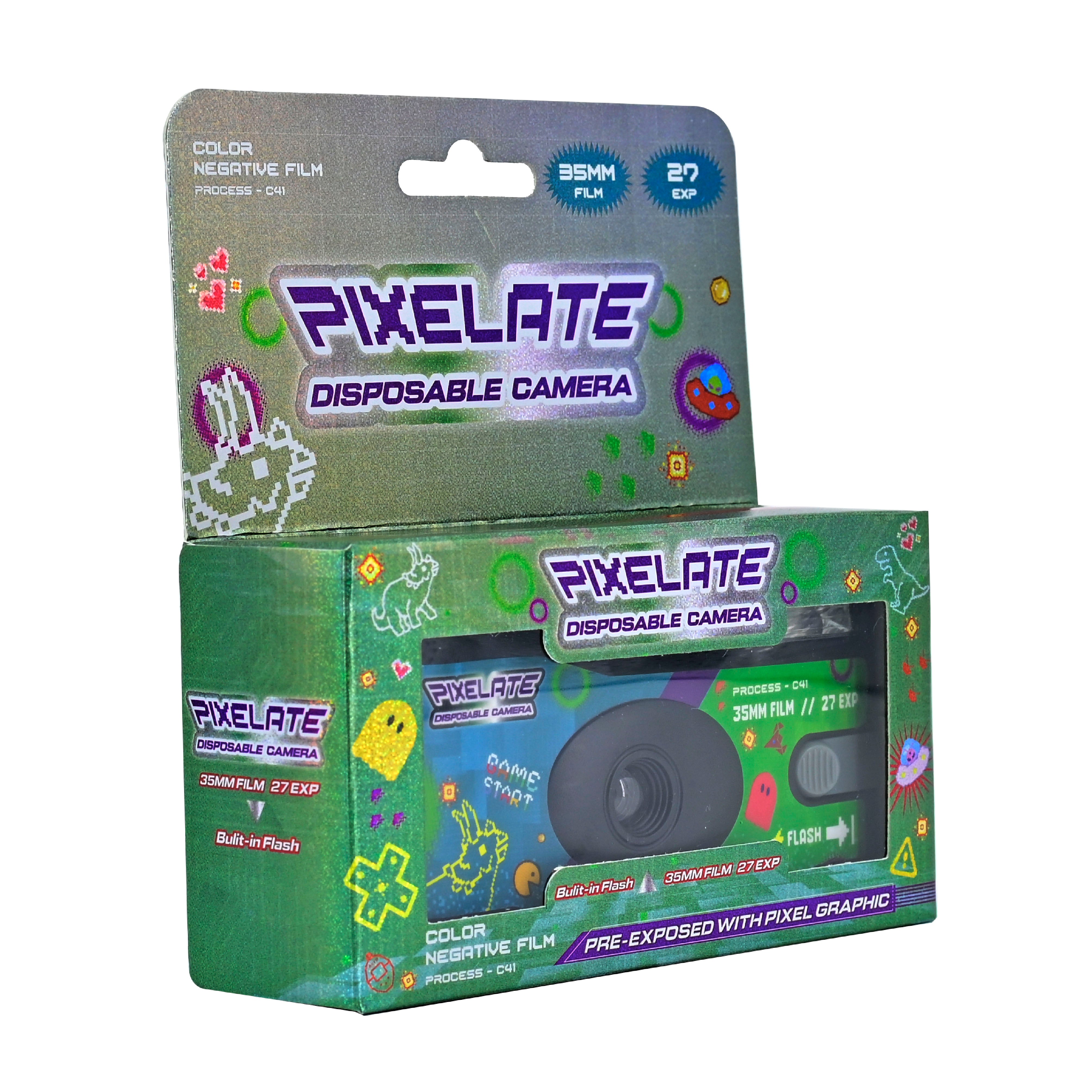 Retocolor Pixelate 400 35MM Disposable Film Camera 27EXP *NEW