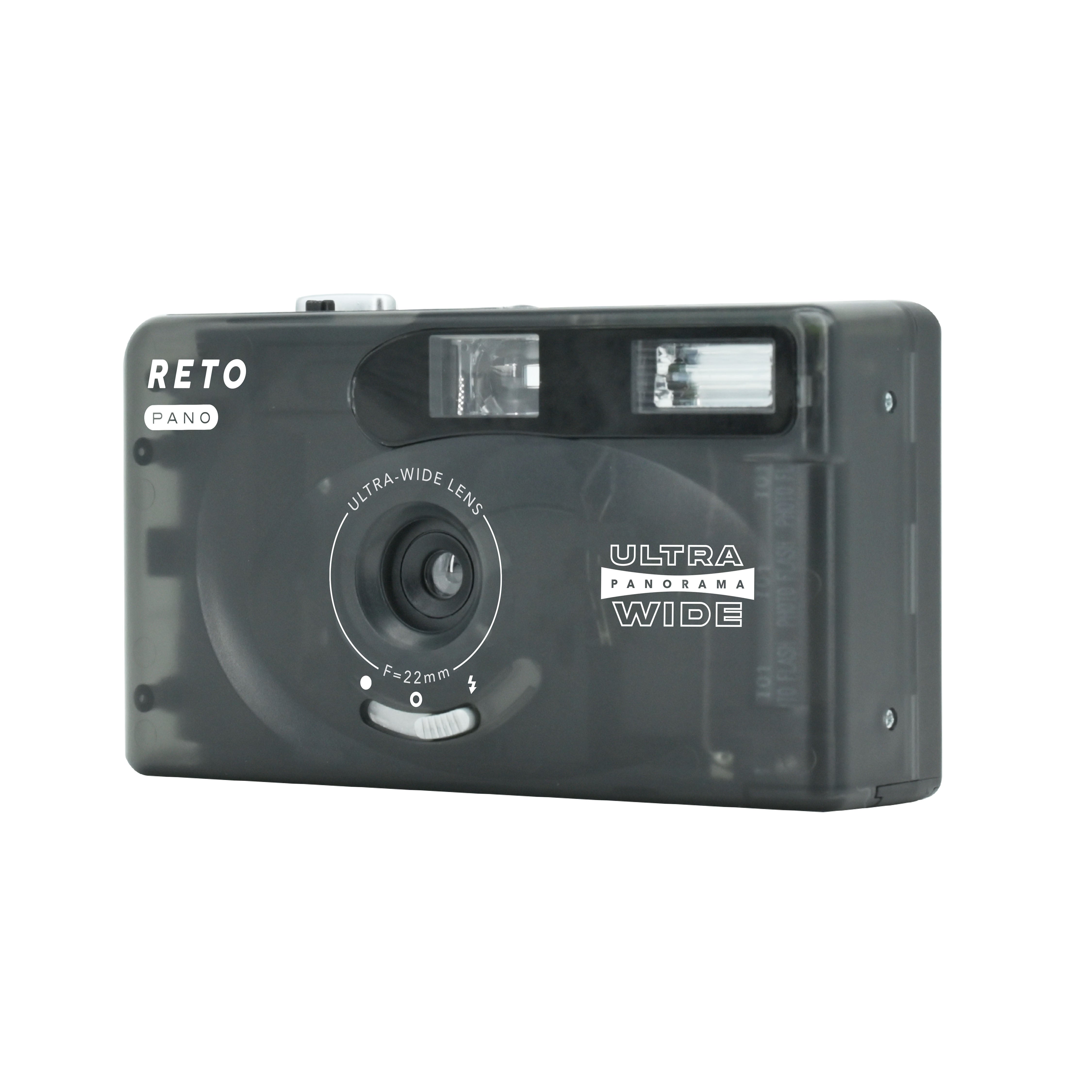 RETO PANO 35mm Film Camera Sheer Black