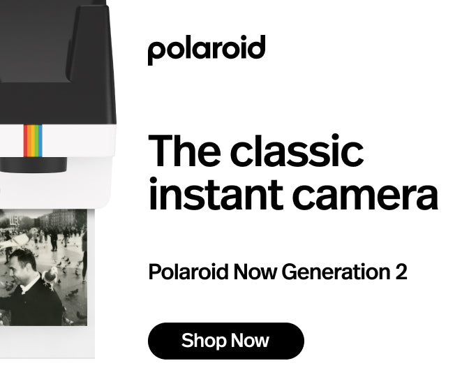 Polaroid Now Gen 2 Everything Box Instant Photo Camera Set Now Gen 2 Wht Black I-Type Color 16Film #006247
