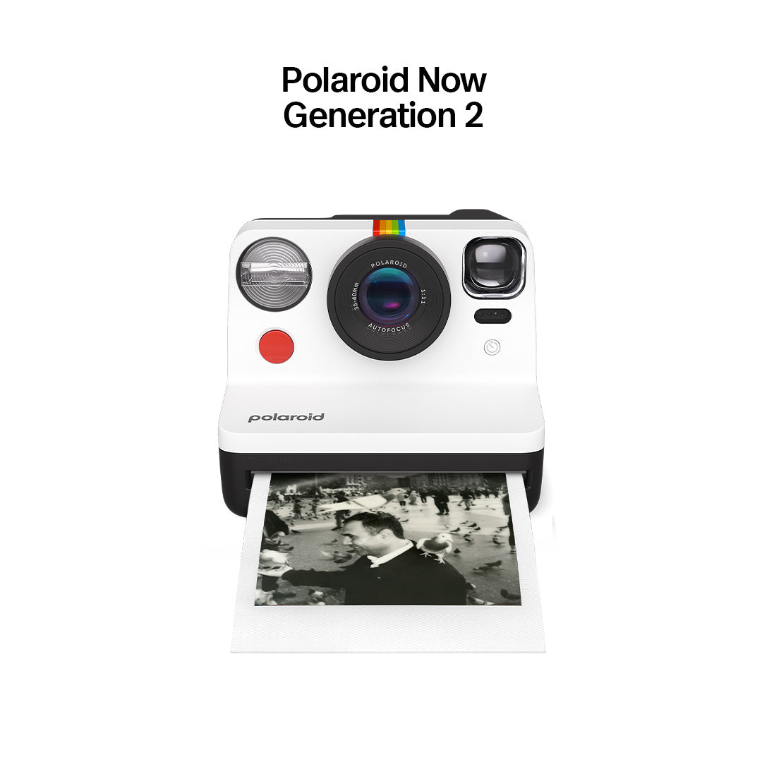 Polaroid Now Gen 2 Everything Box Instant Photo Camera Set Now Gen 2 Wht Black I-Type Color 16Film #006247