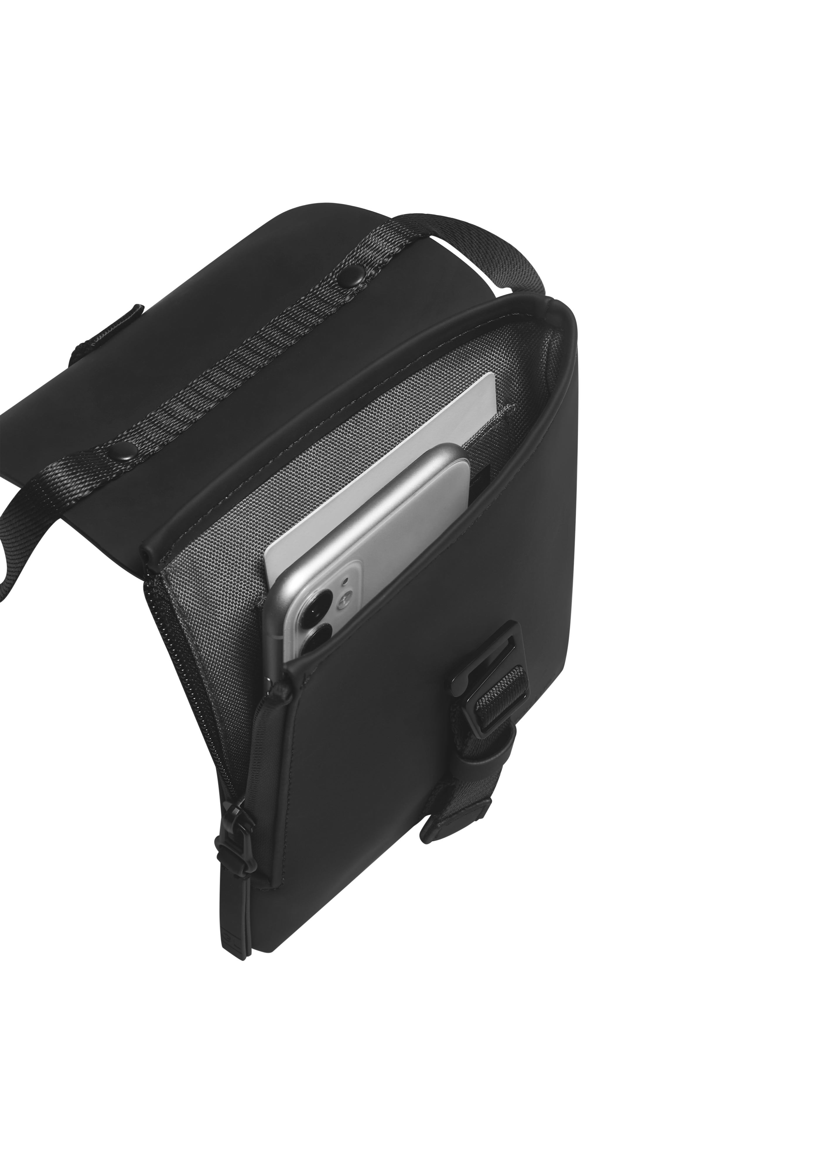 Gaston Luga Splash Mini Crossbody  - Black #RE1401