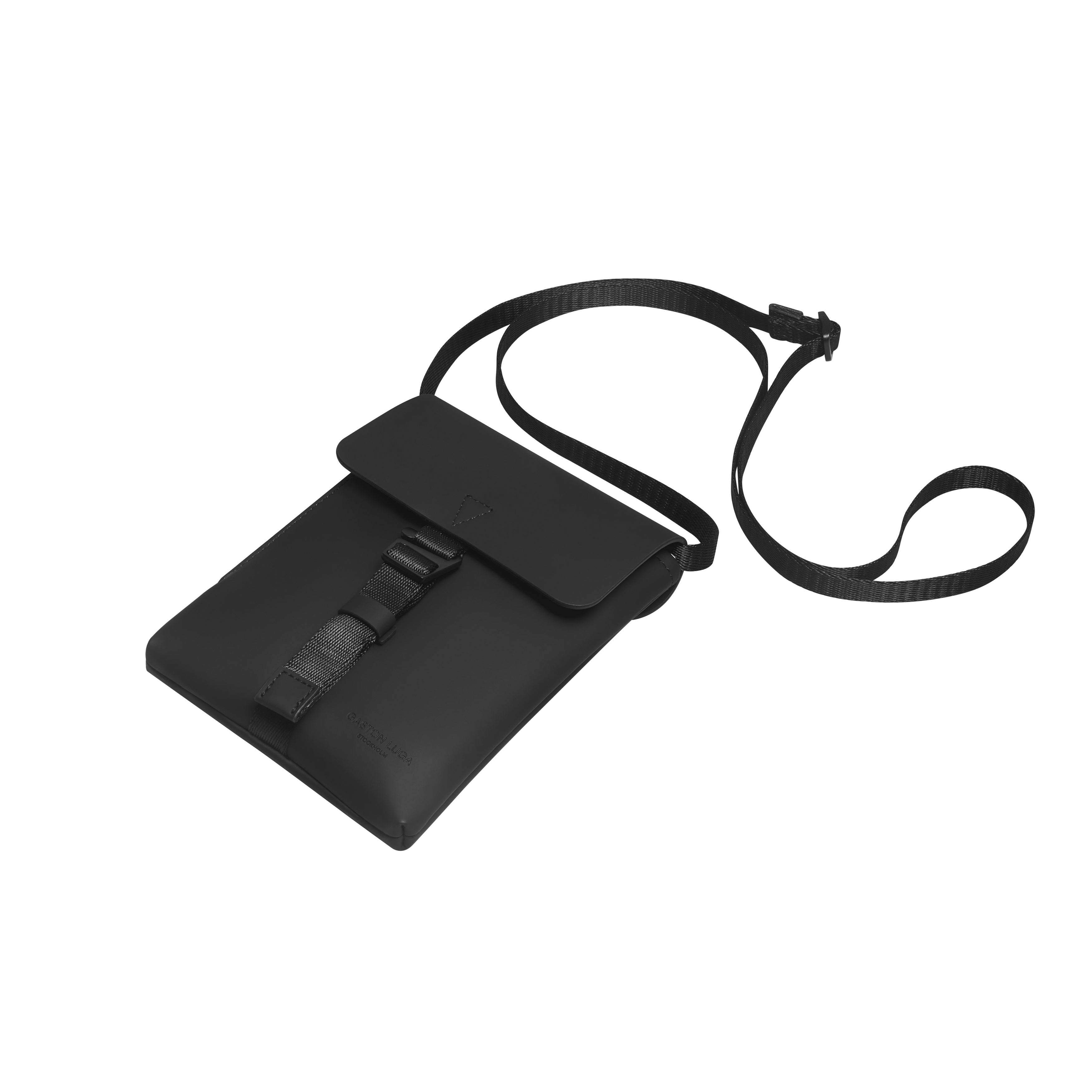 Gaston Luga Splash Mini Crossbody  - Black #RE1401