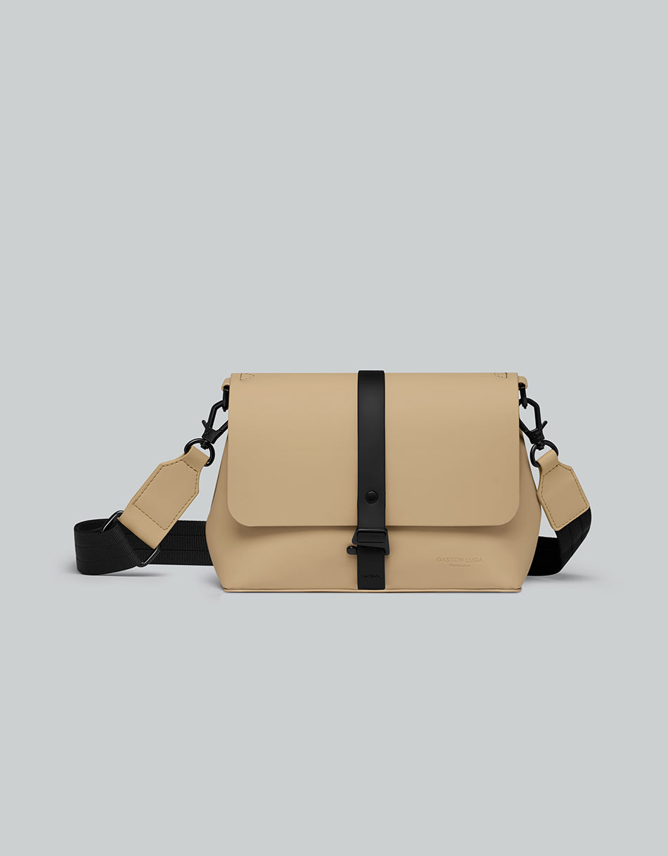 Gaston Luga Splash Crossbody Bag - Latte #SPCBLT