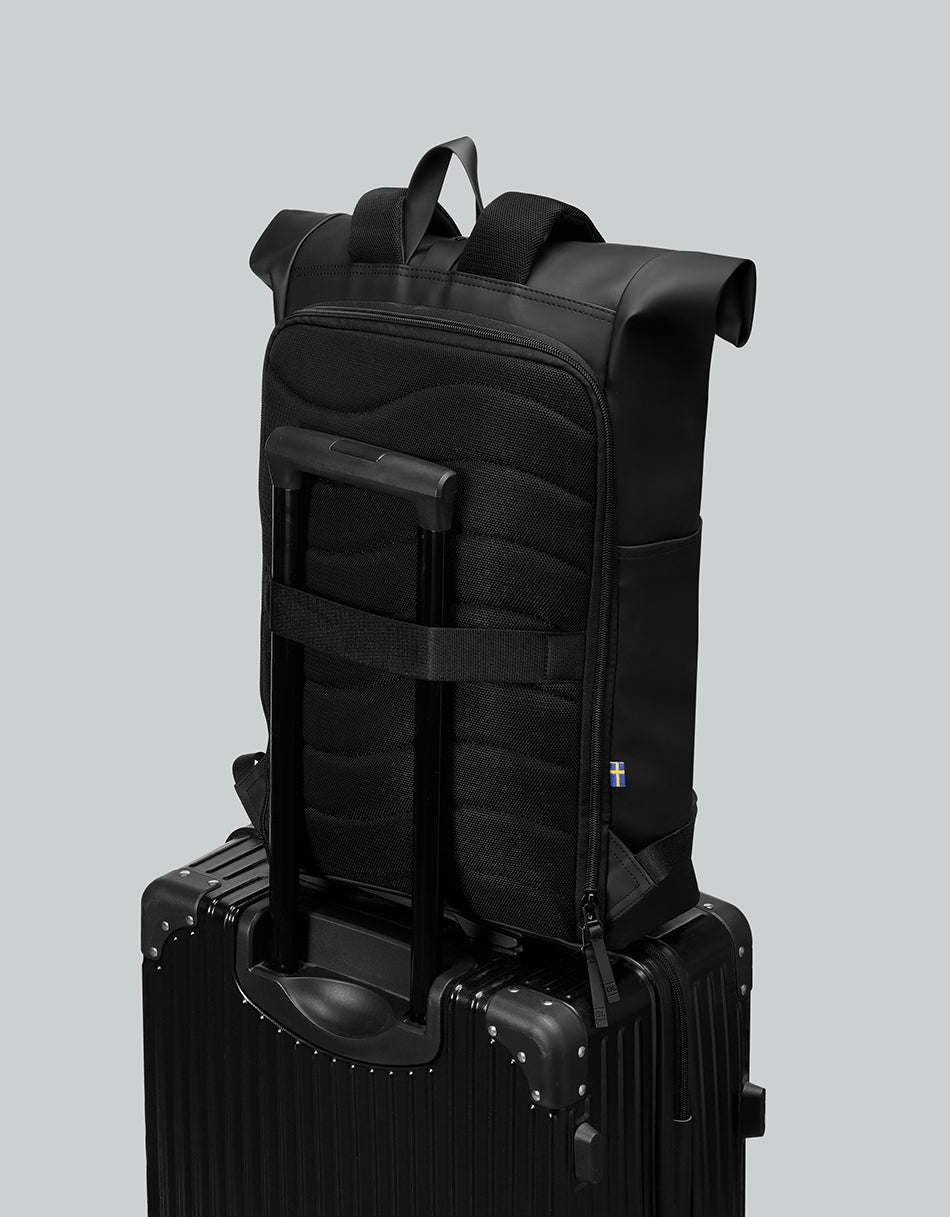 Gaston Luga Splash Rolltop 16" Backpack - Black #SPRTBP16BK