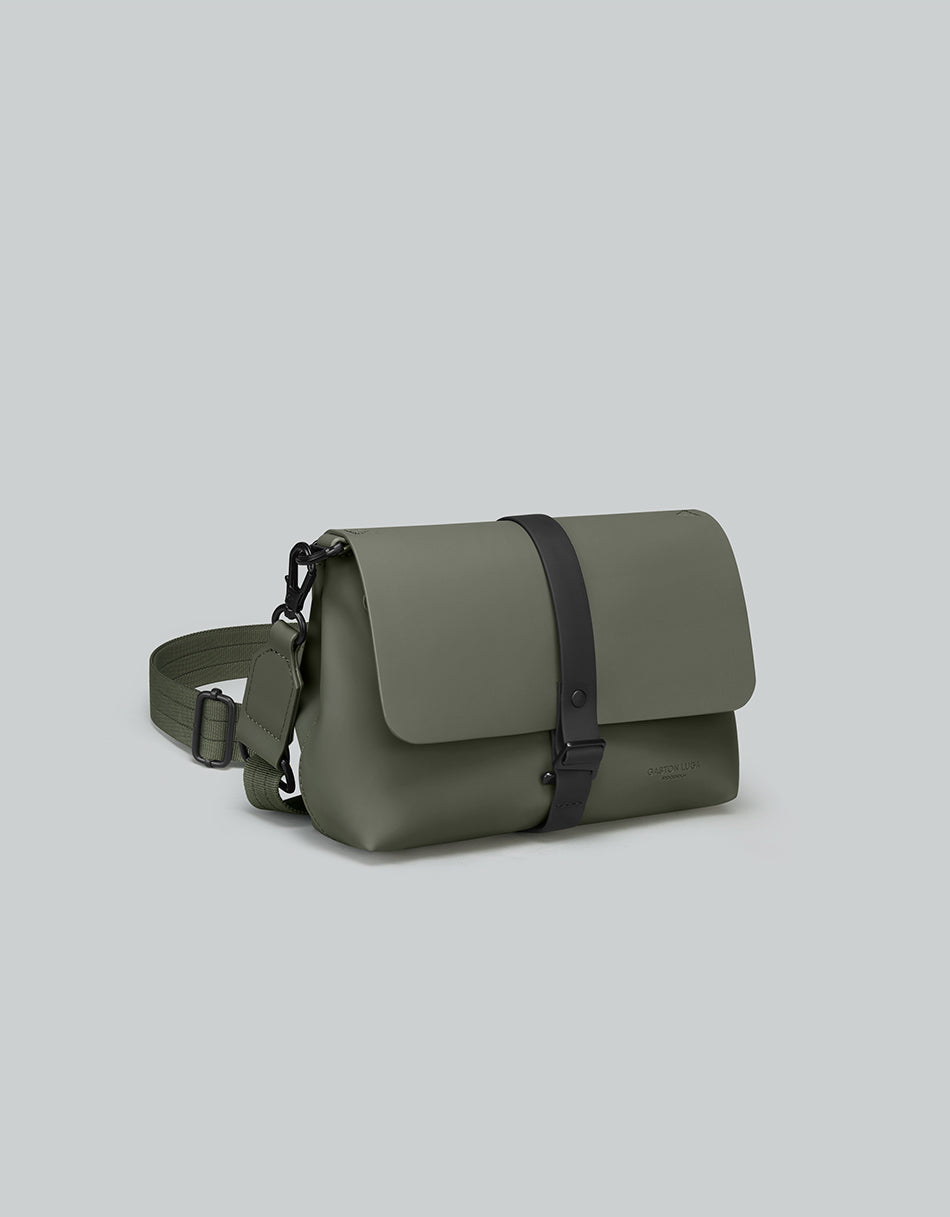 Gaston Luga Spläsh Crossbody Bag - Olive #CB102