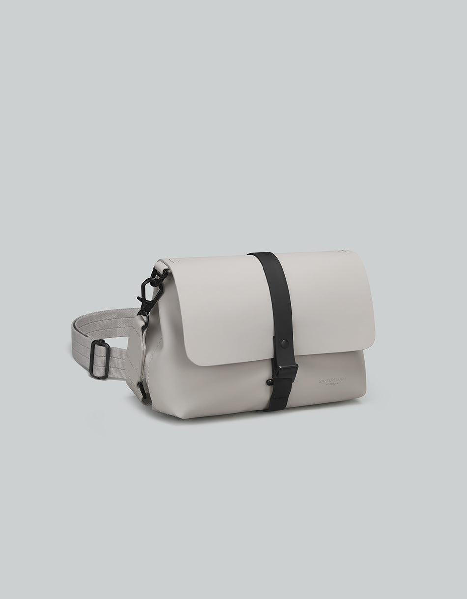 Gaston Luga Splash Crossbody Bag - Taupe #CB104