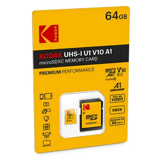 KODAK V10 A1 MicroSD 64GB