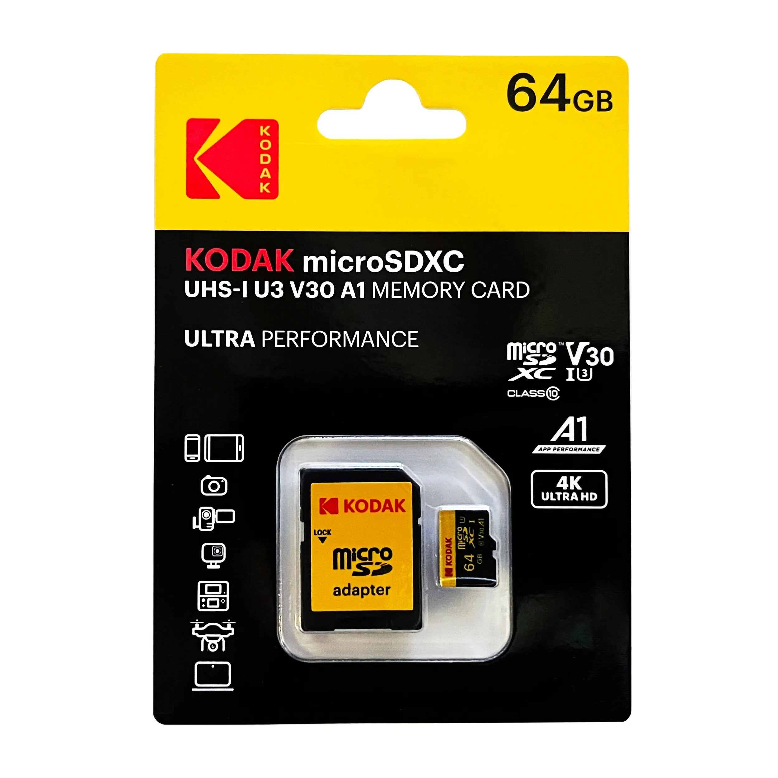 KODAK V30 A1 64GB MicroSD 記憶卡