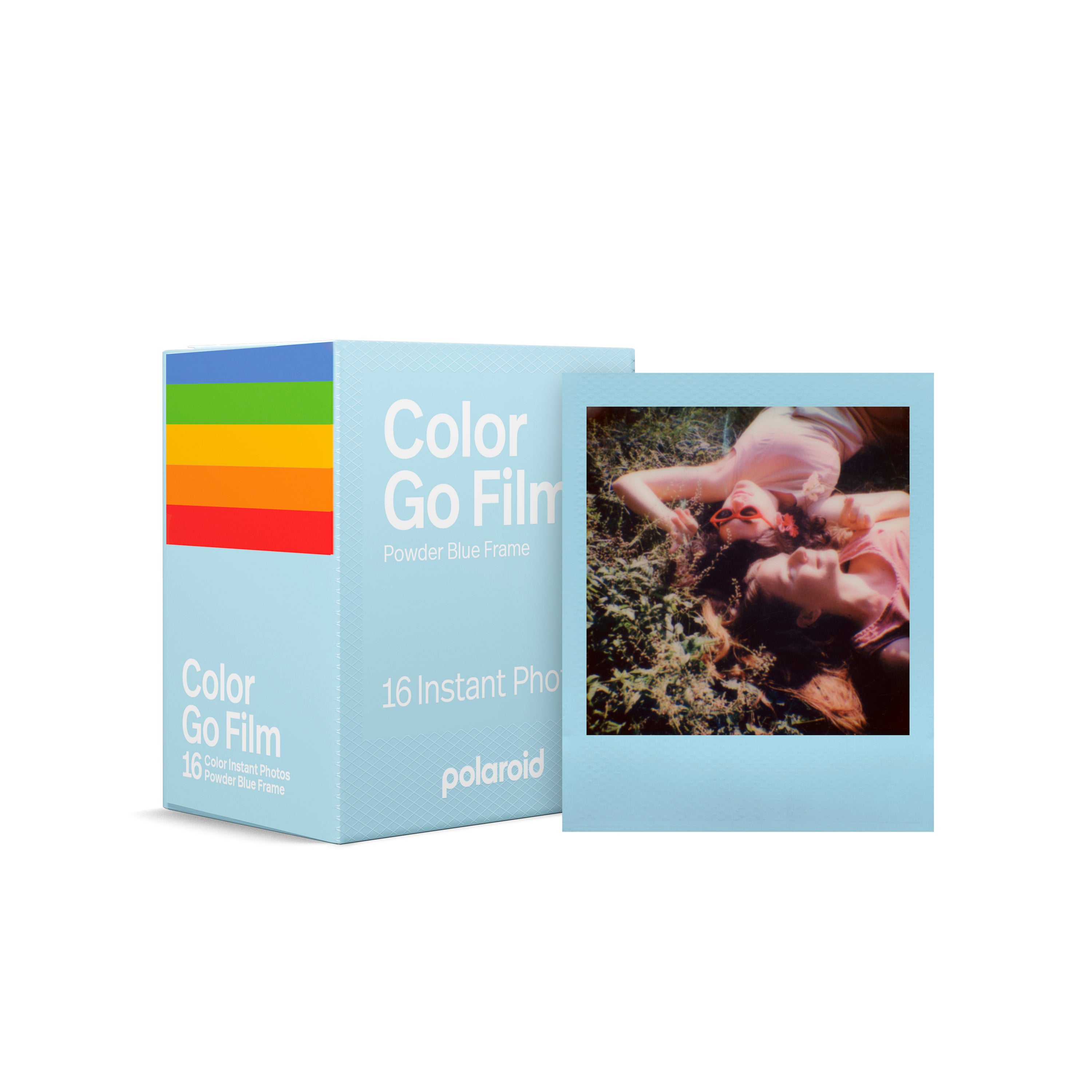 Polaroid Go Color Film Instant Camera Film Double Pack – Powder Blue Frame #006376
