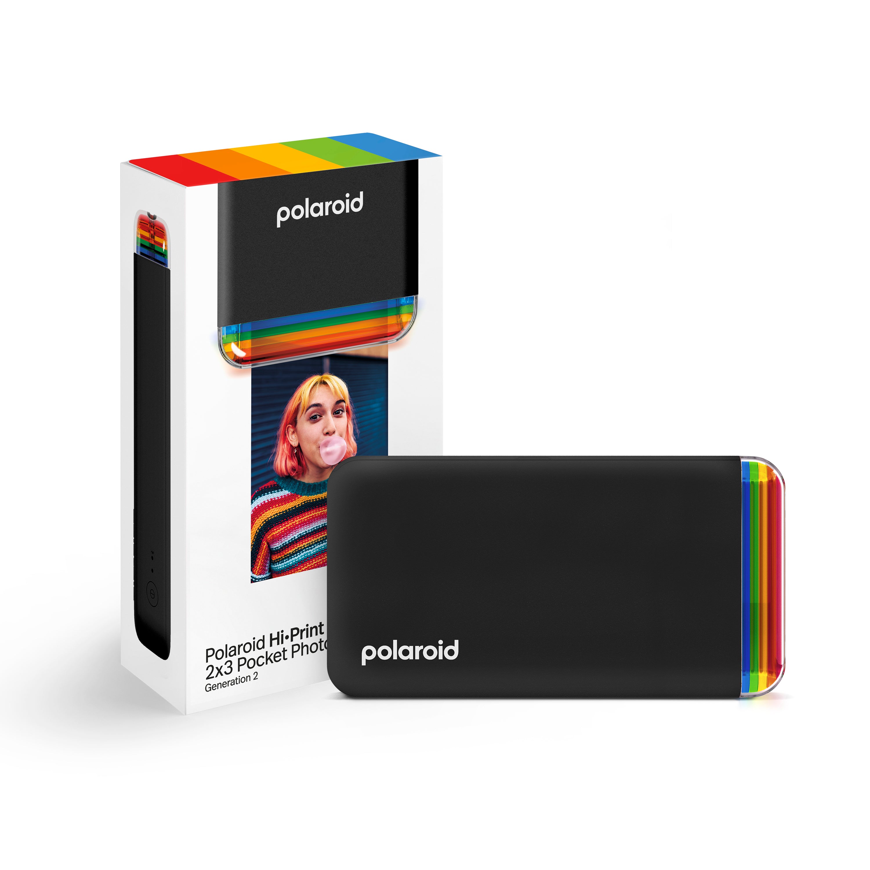 Polaroid Hi·Print 2x3 Pocket Photo Printer Gen 2 Portable Instant Camera Photo Printer Black #009129