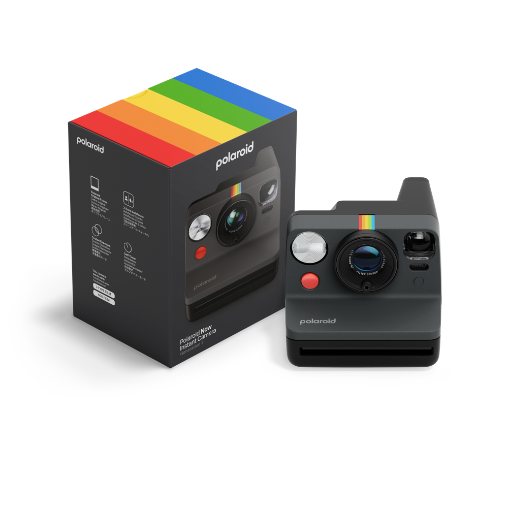 Polaroid - 寶麗來 Polaroid Now Gen 3 第三代 即影即有相機 - 石墨黑 #9157