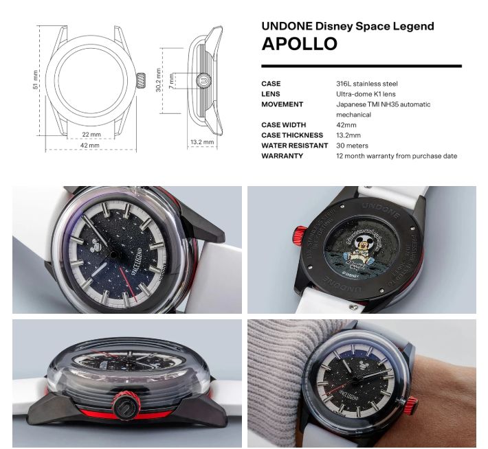 UNDONE DISNEY SPACE LEGEND BOX SET Automatic #COL-DIS-SPL-BOX