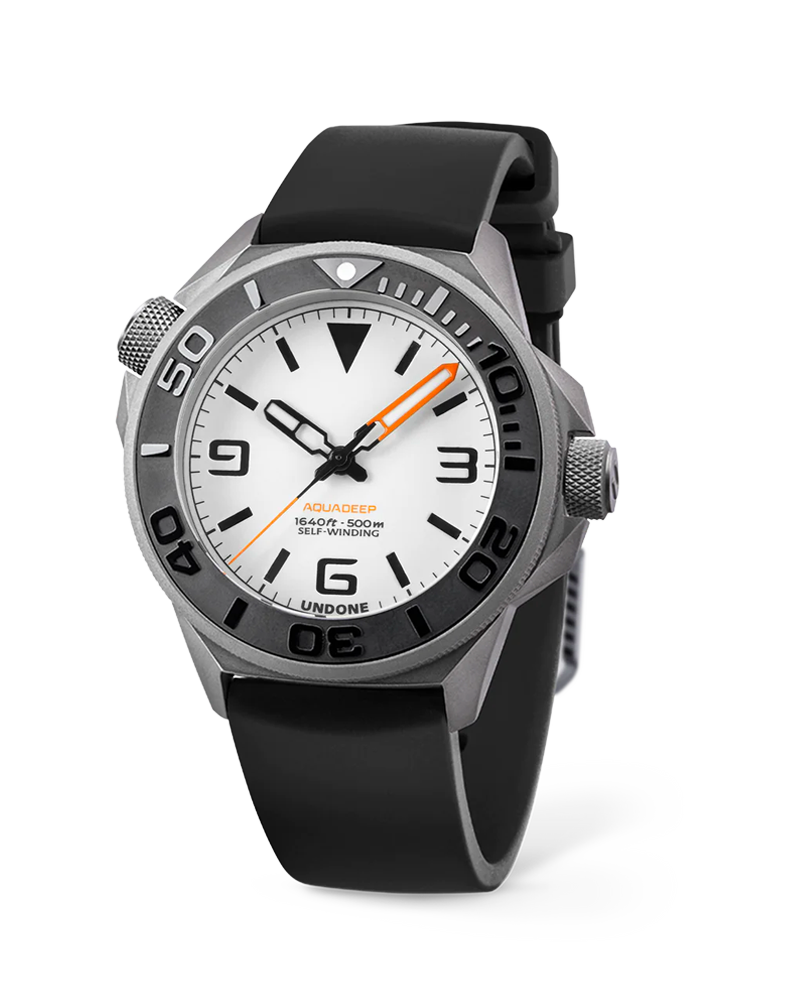 Undone AquaLume Automatic Watch - Black Rubber #AQD-RBR-BLK