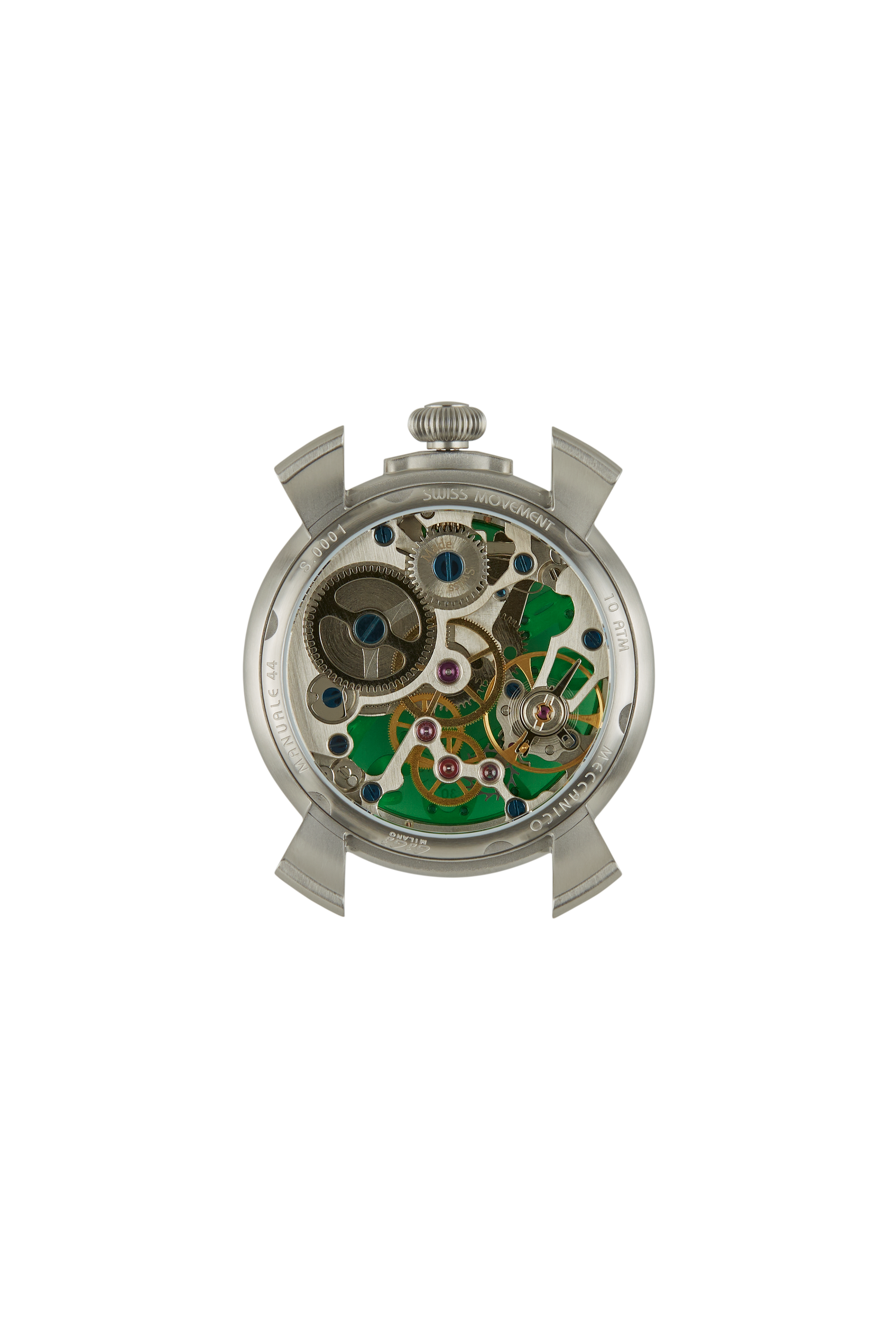 Gaga Milano MANUALE 44 STEEL GREEN