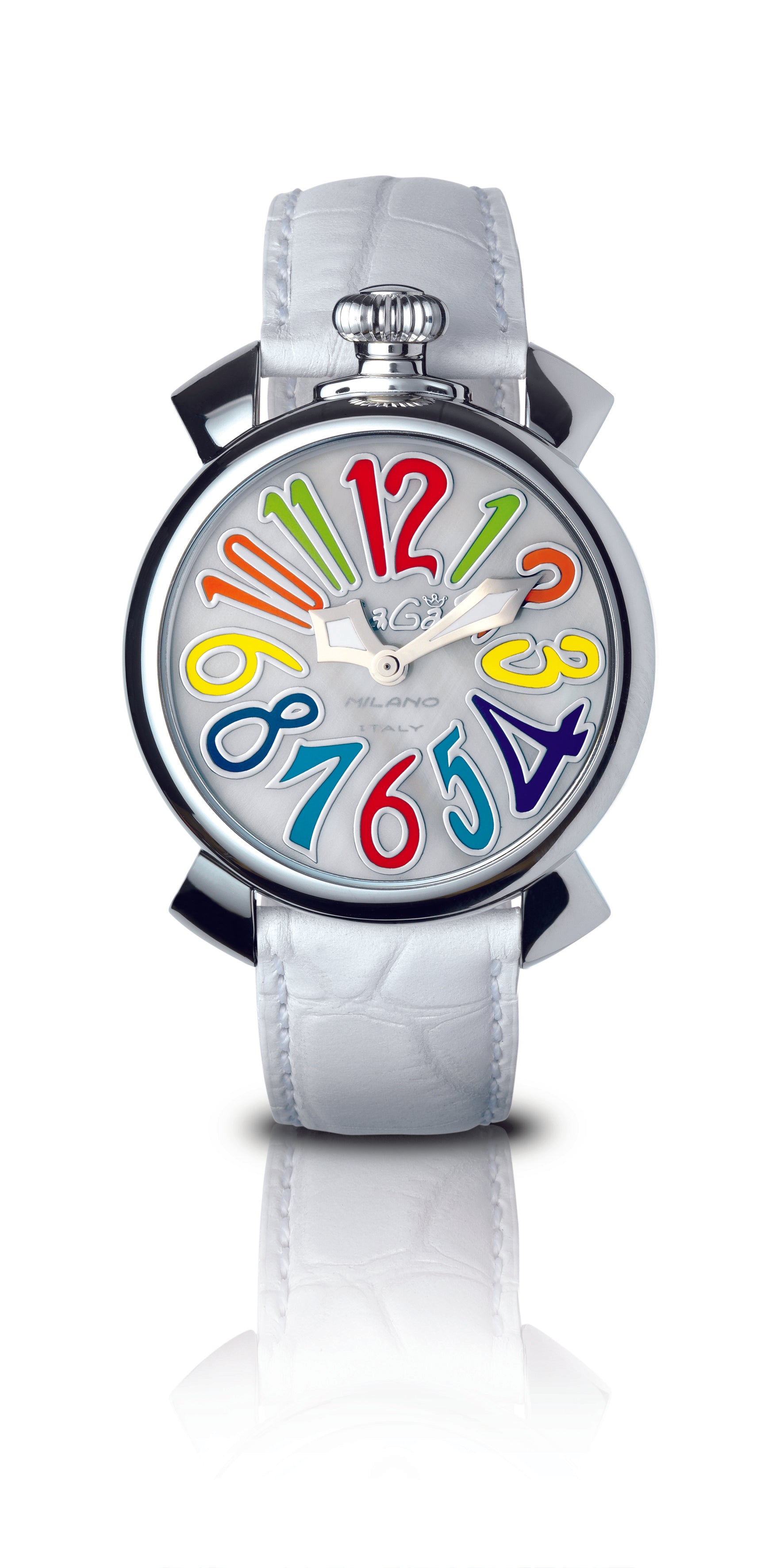 Gaga Milano MANUAL LADY 40MM - STEEL white