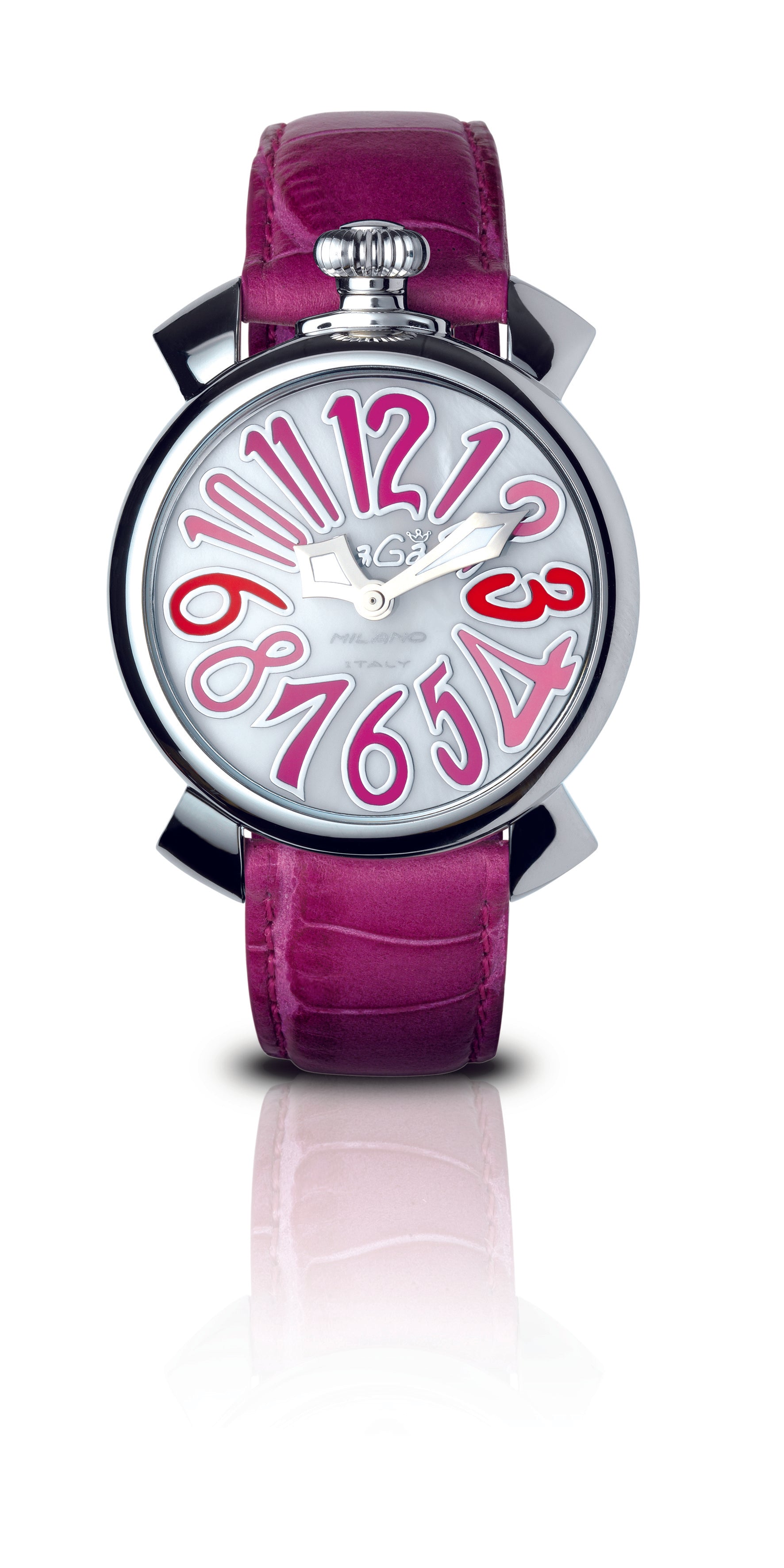 Gaga Milano MANUAL LADY 40MM - ROSE GOLD PLATED pink