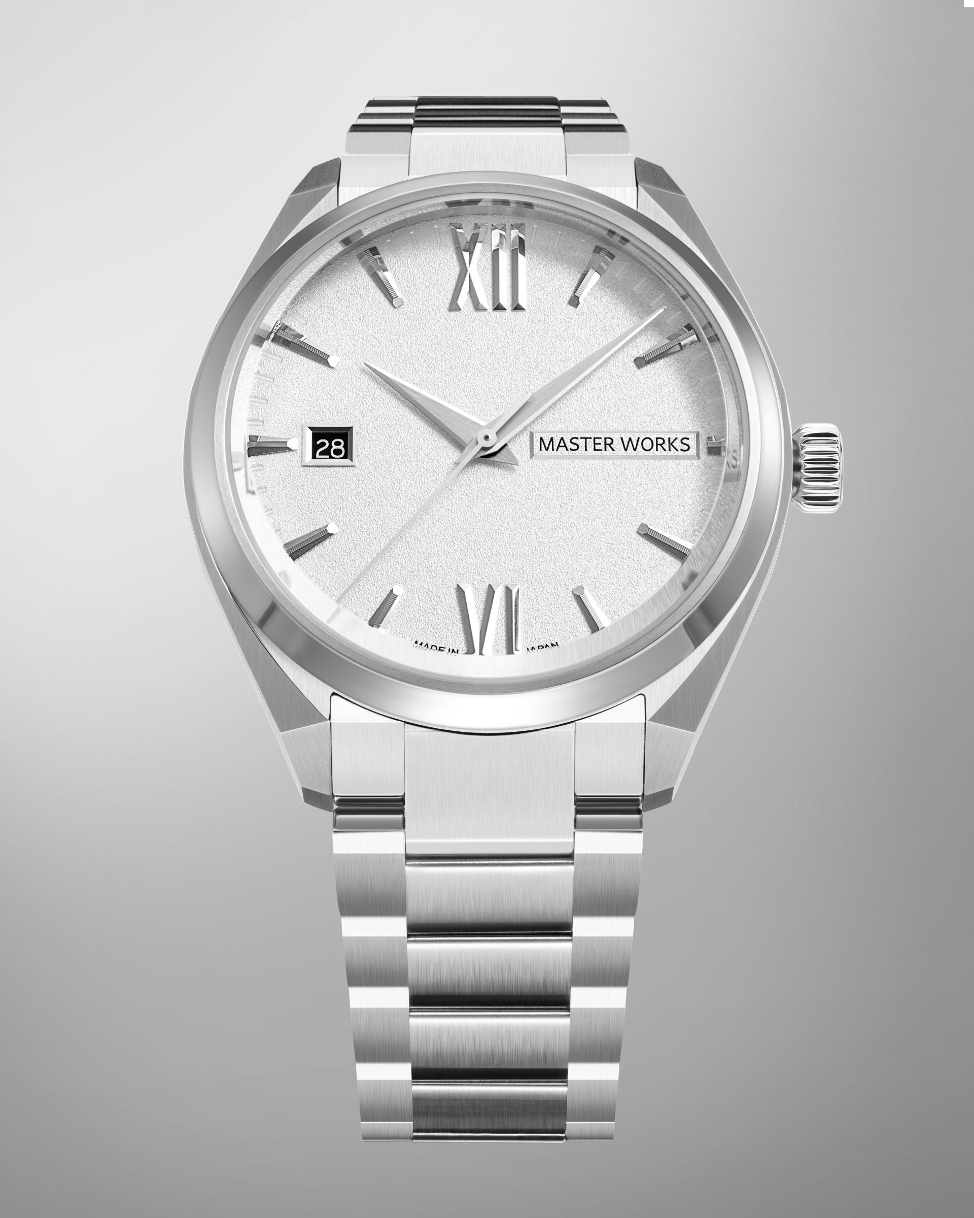 MW31 Automatic Watch - Bracelet Silver White Dial
