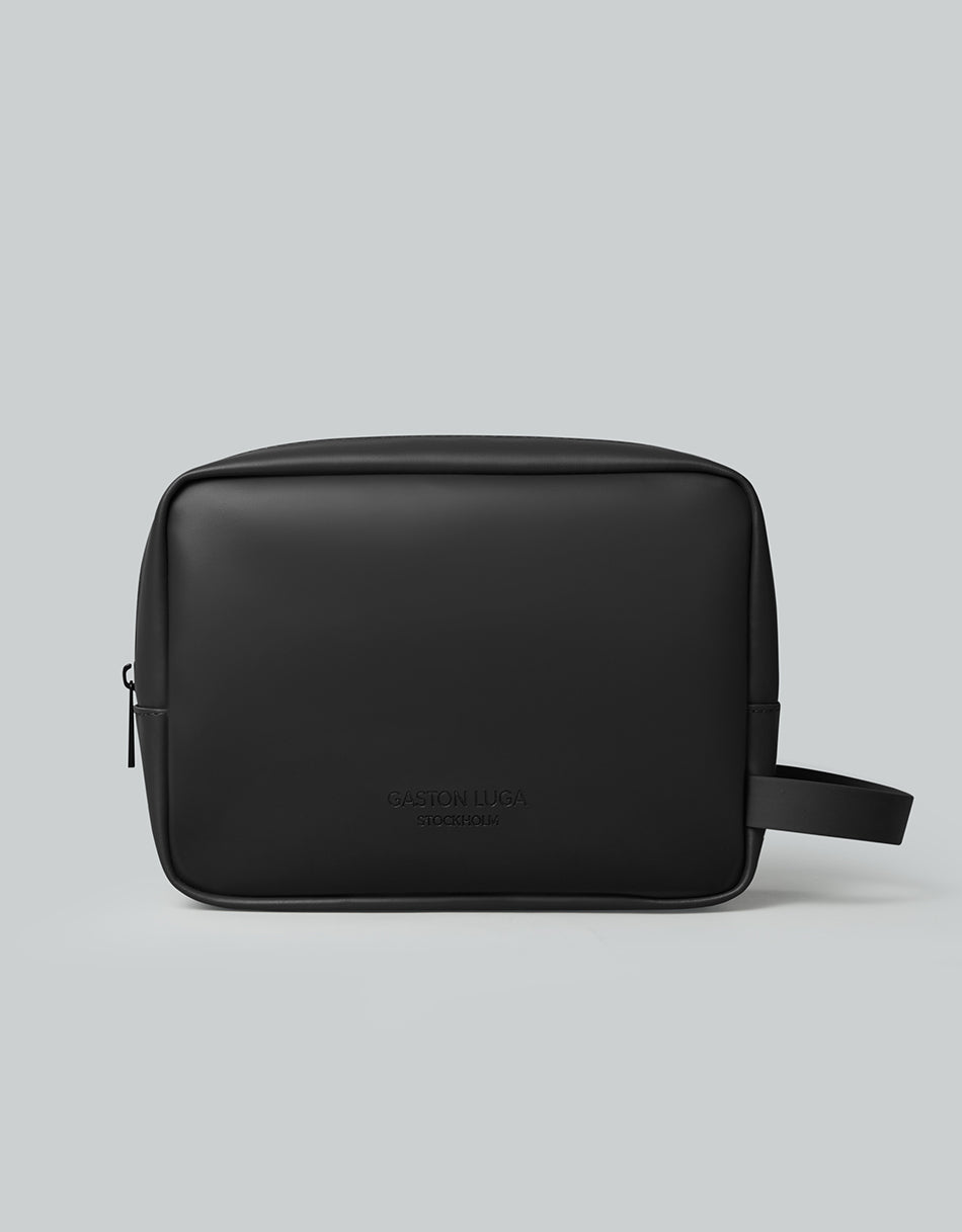 Gaston Luga Splash Toiletry Bag Black #7101