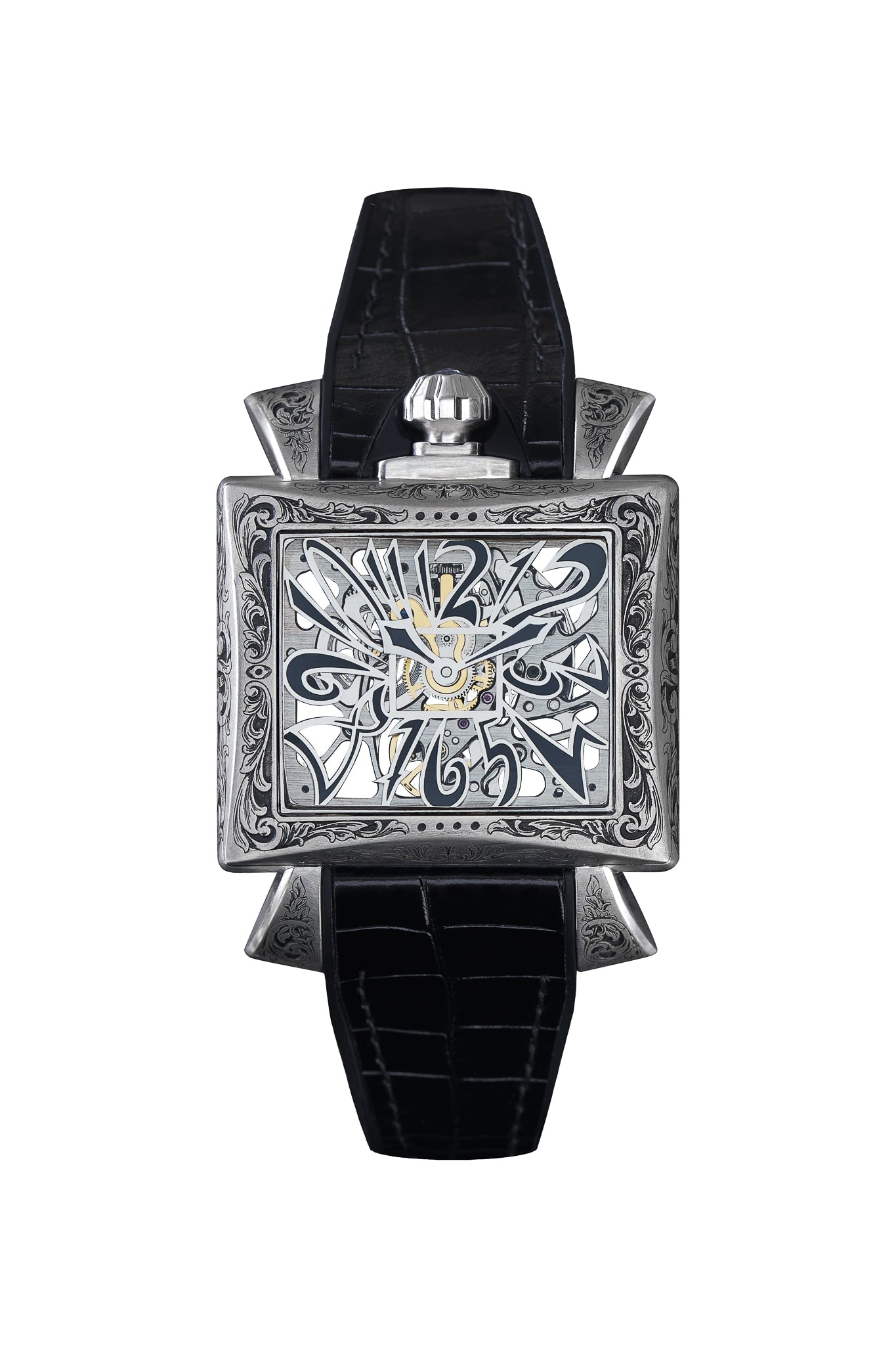 Gaga Milano CHISELED NAPOLEONE silver