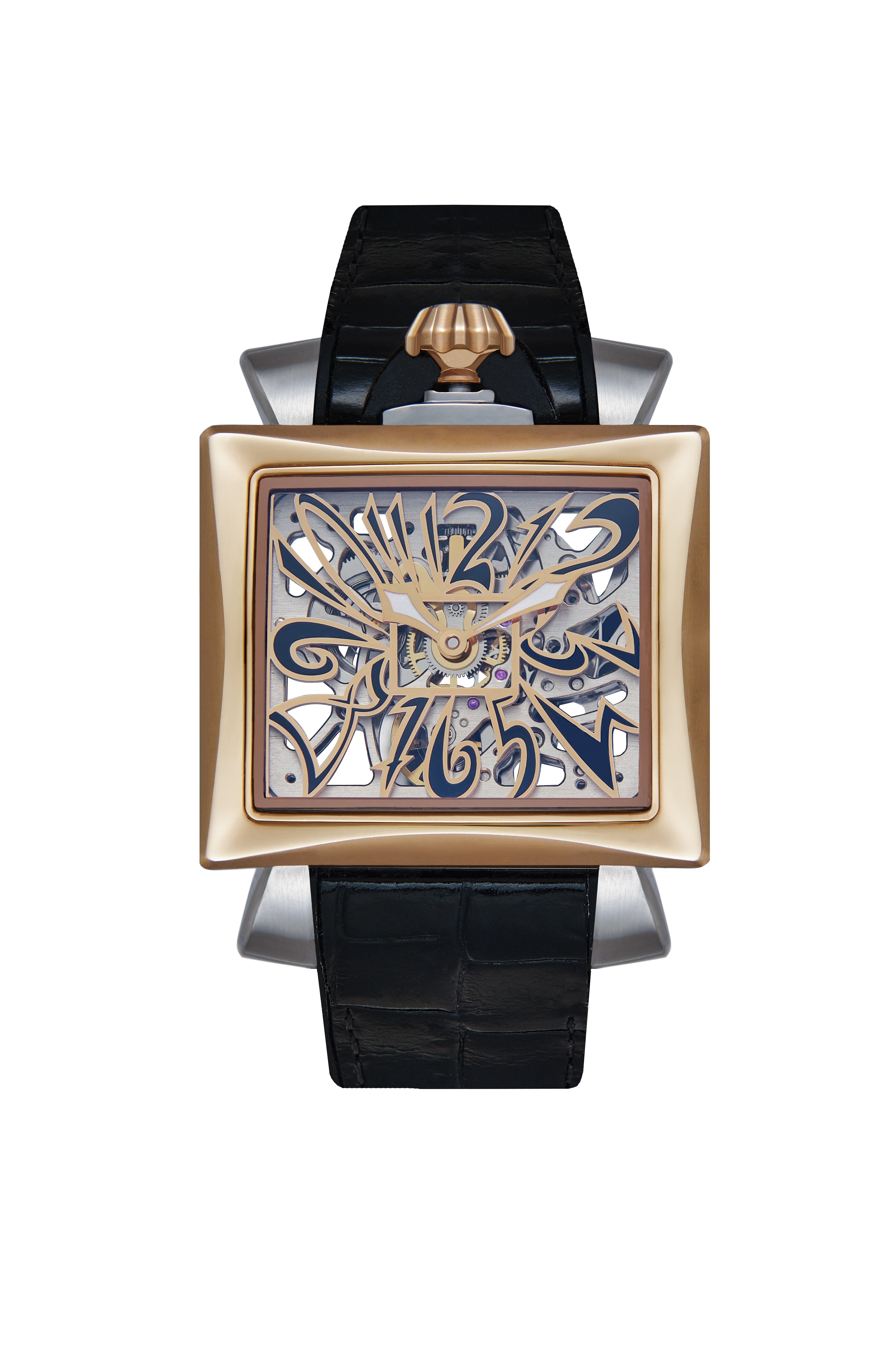 Gaga Milano NAPOLEONE -  ROSE GOLD PLATED