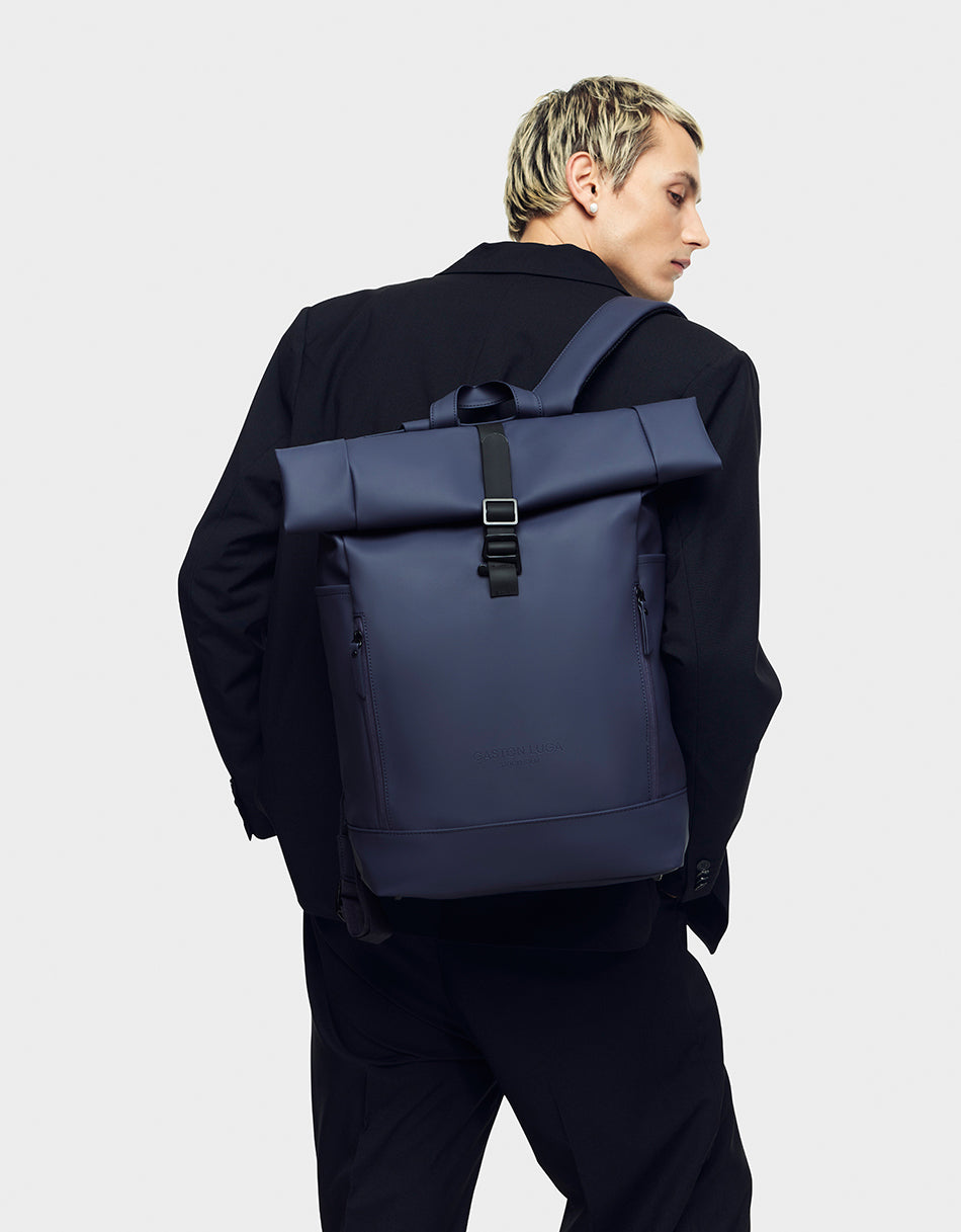 Gaston Luga Rullen 16''Backpack - Dark Blue #9005