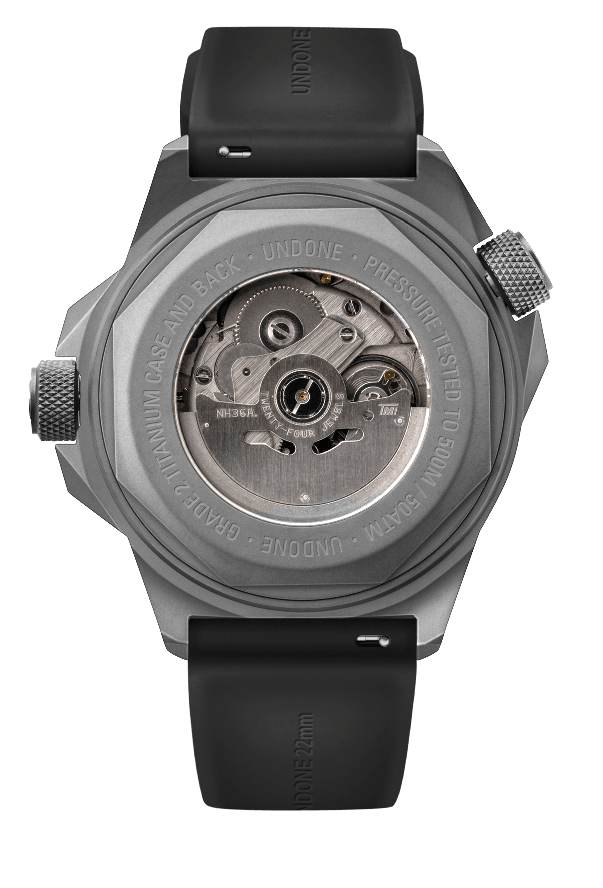 Undone Aquadeep Signal Black Automatic watch #AQD-369-BLK