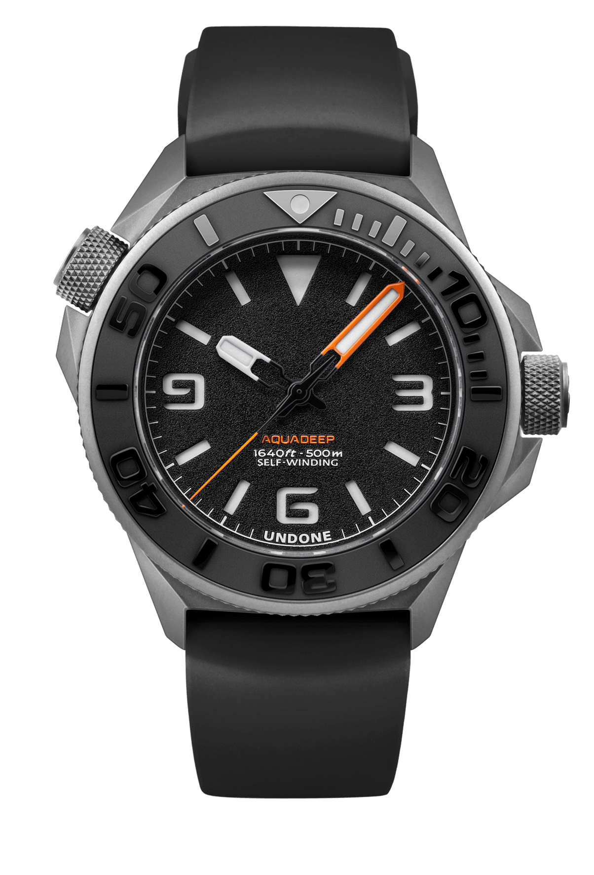 Undone Aquadeep Signal Black Automatic watch #AQD-369-BLK