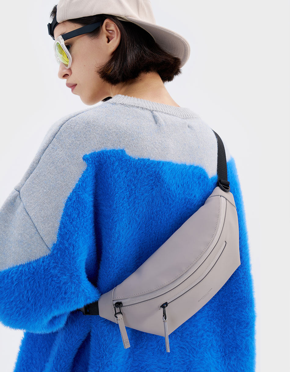 Gaston Luga Spläsh Bum Bag Taupe #RE1702