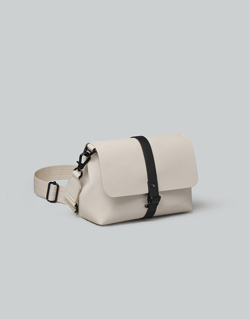 Gaston Luga Splash Crossbody Bag - Cloud Cream #CB101